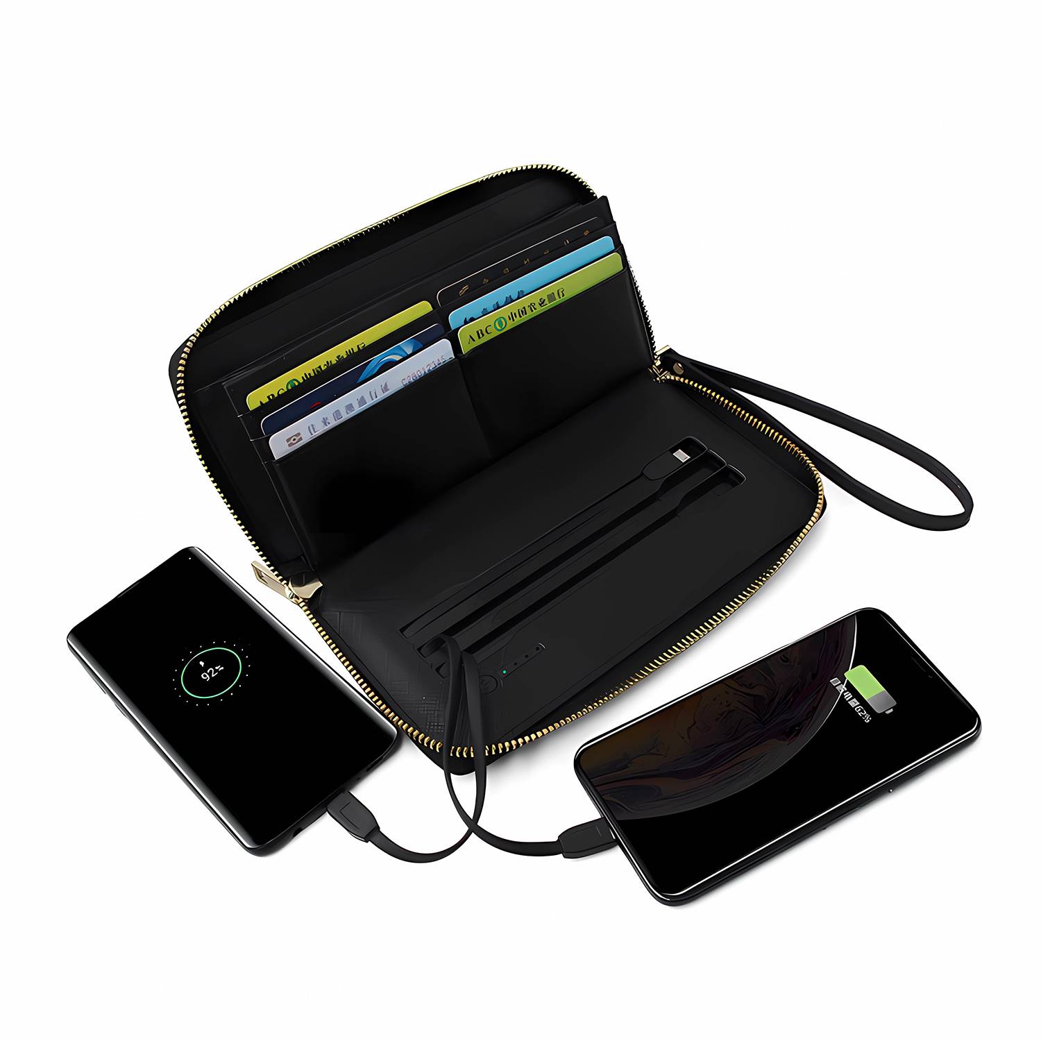 Multifunction Business Wallet W/ Wireless Charging 2