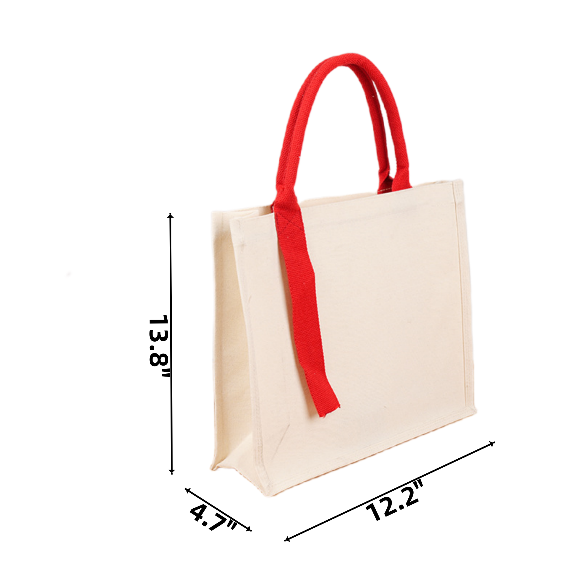 Reinforced Canvas Tote with Handle 1