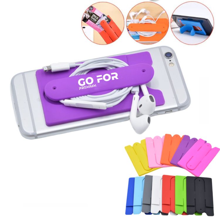 Card Holder with Cell Phone Stand 1