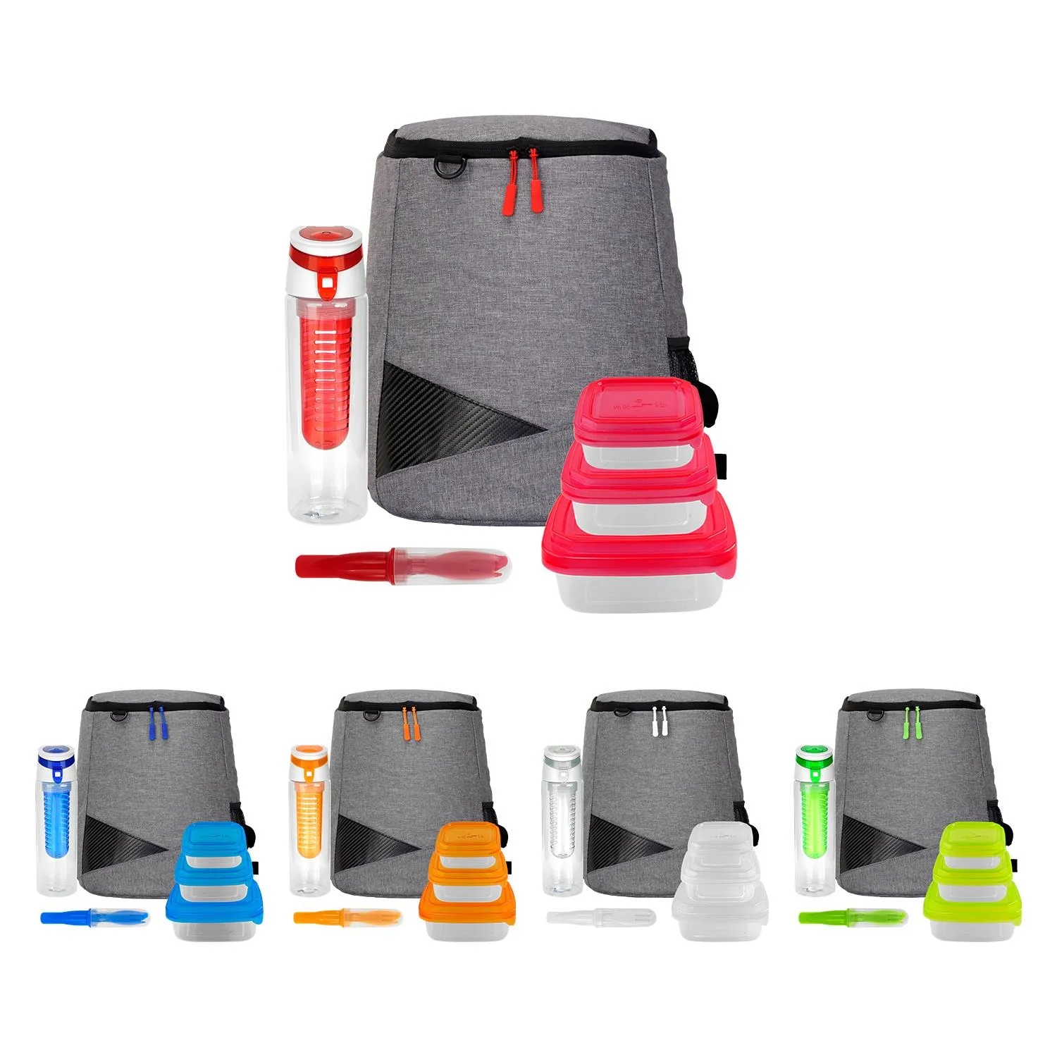 Portion Control Drink & Cutlery Set 9