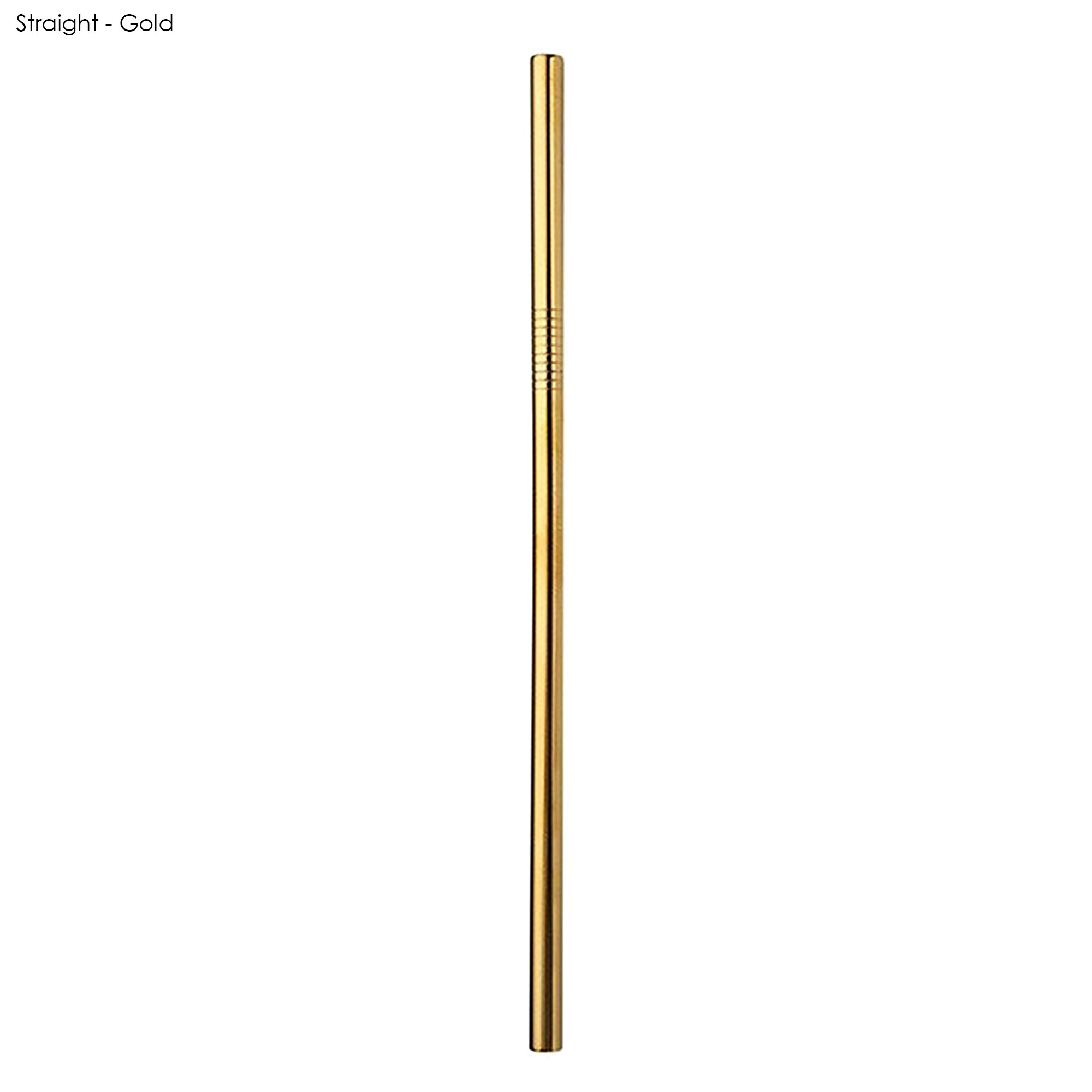 Stainless Steel Straw 8MM x 215MM - Colour 14