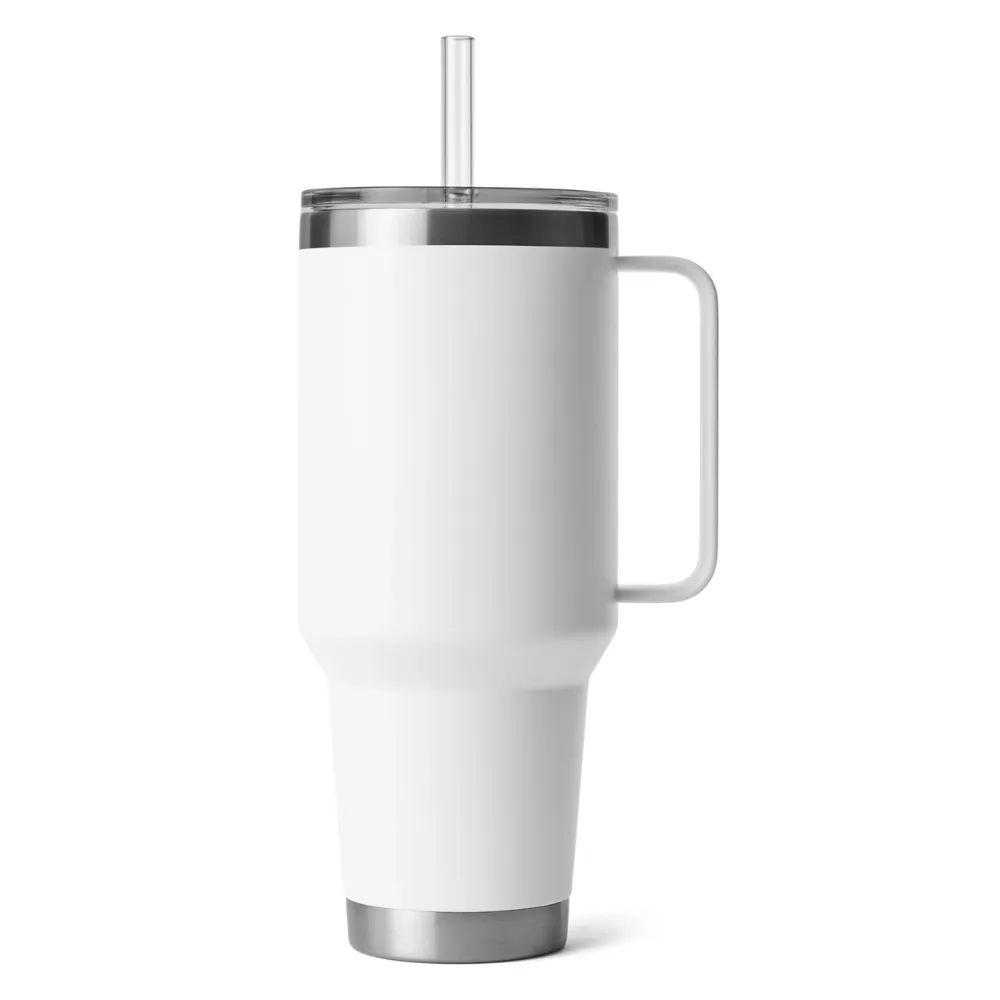 42oz. Insulated Tumbler with Handle and Straw 12