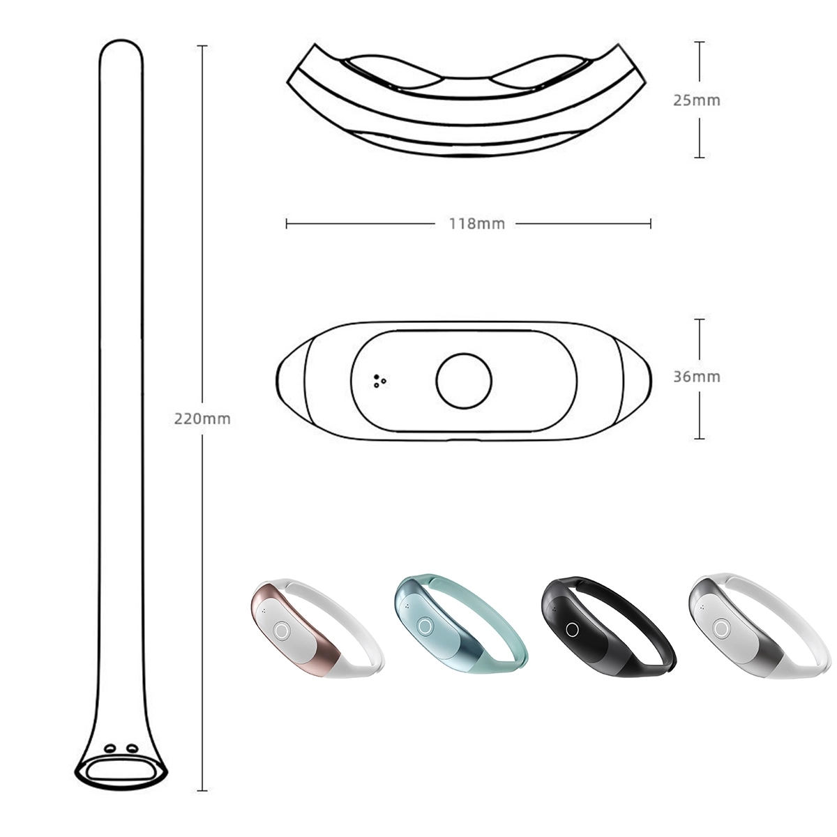 Multifunctional Portable Foldable Wireless Massager 3