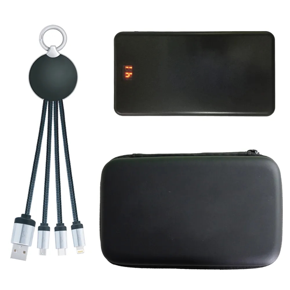 5000mAh Power Bank Kit with 3 in 1 Cable (Lightup Logo) 2