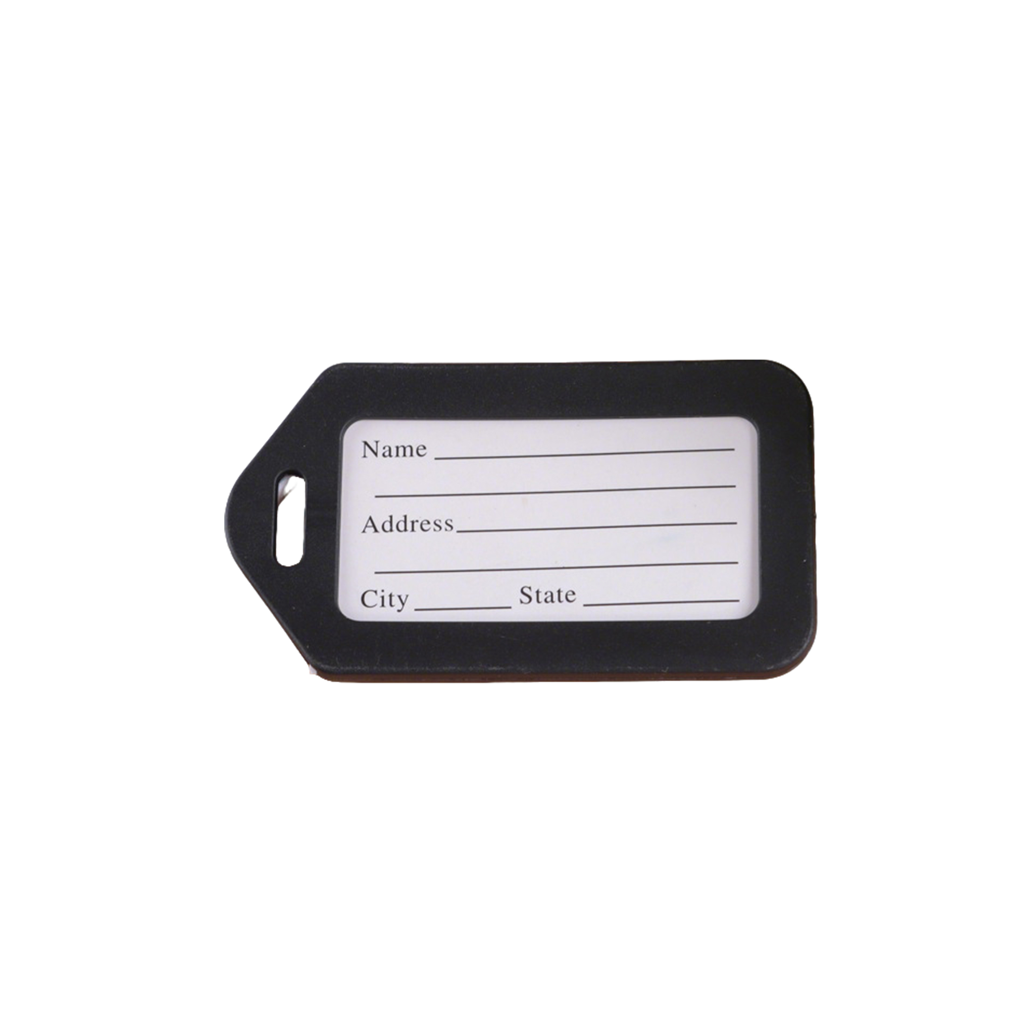 Rigid Plastic Travel Luggage Identification Tag 2