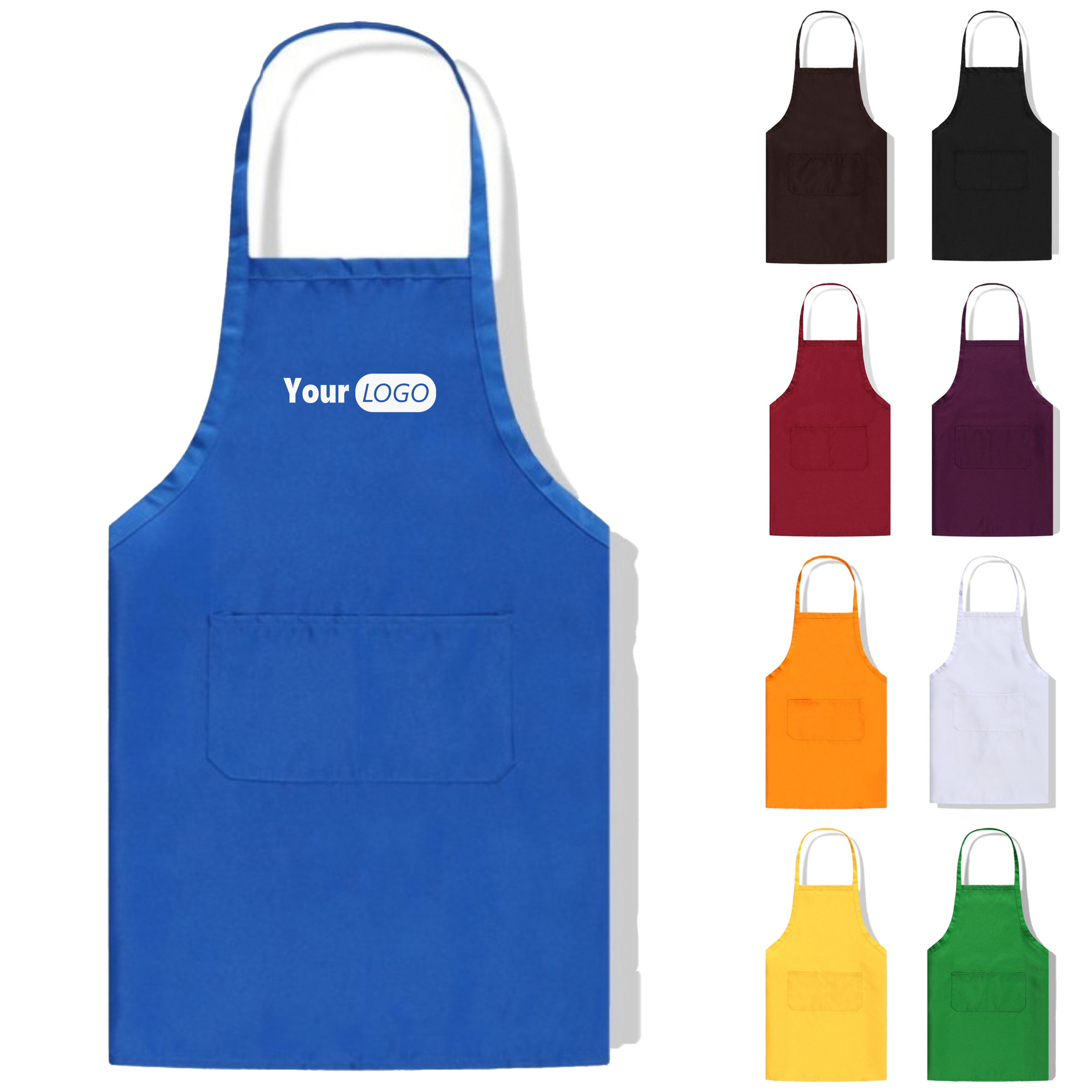 Polyester Kitchen Neck Hanging Work Apron 5