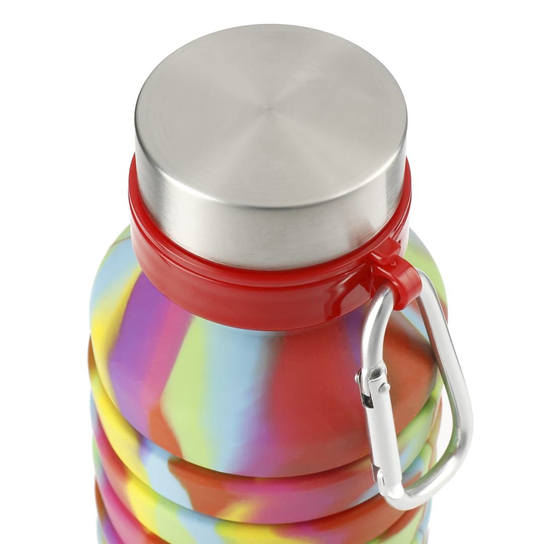 Zigoo Silicone Collapsible Bottle 18oz - Tie Dye 14