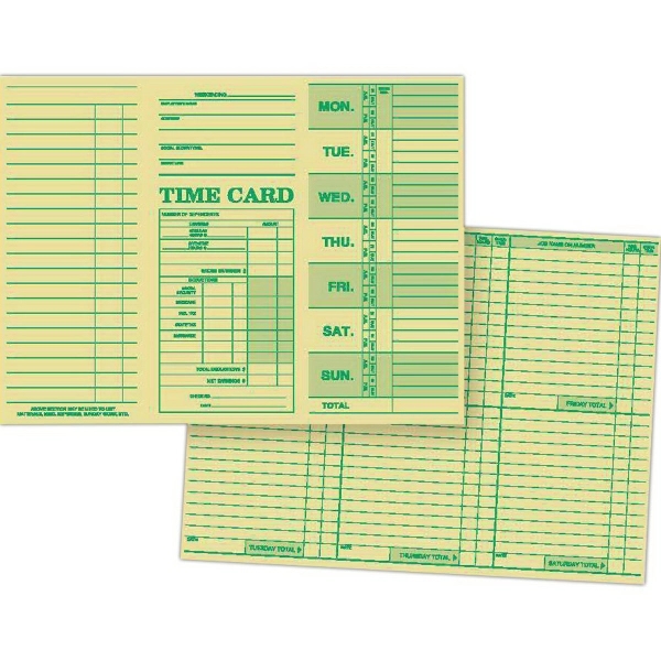 Weekly Time Cards 2