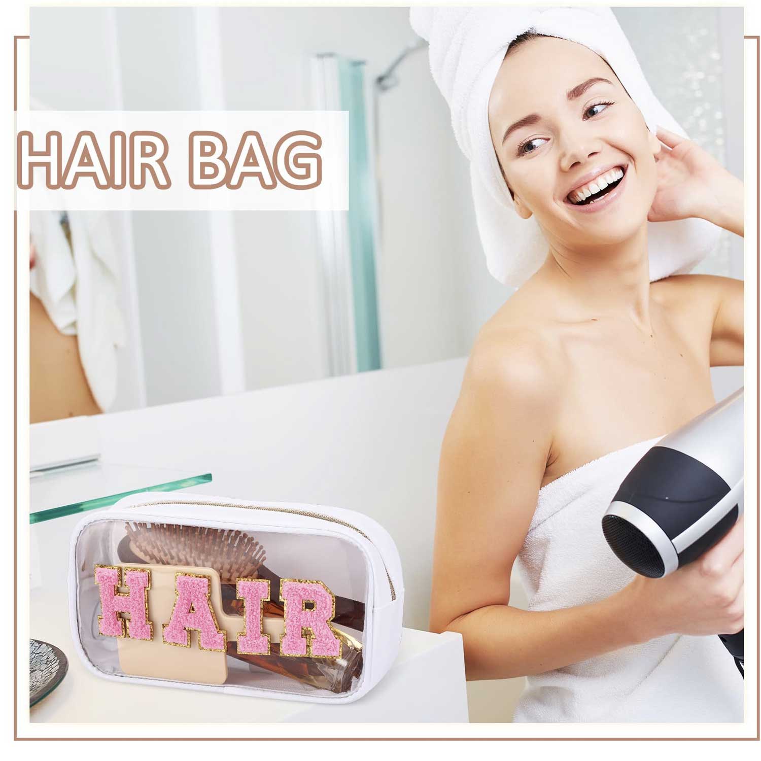 Custom Transparent Cosmetic Case - Leakproof Shower Bag 11
