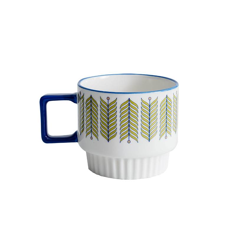 Ceramic Mug Handmade Retro Stoneware Cup 1