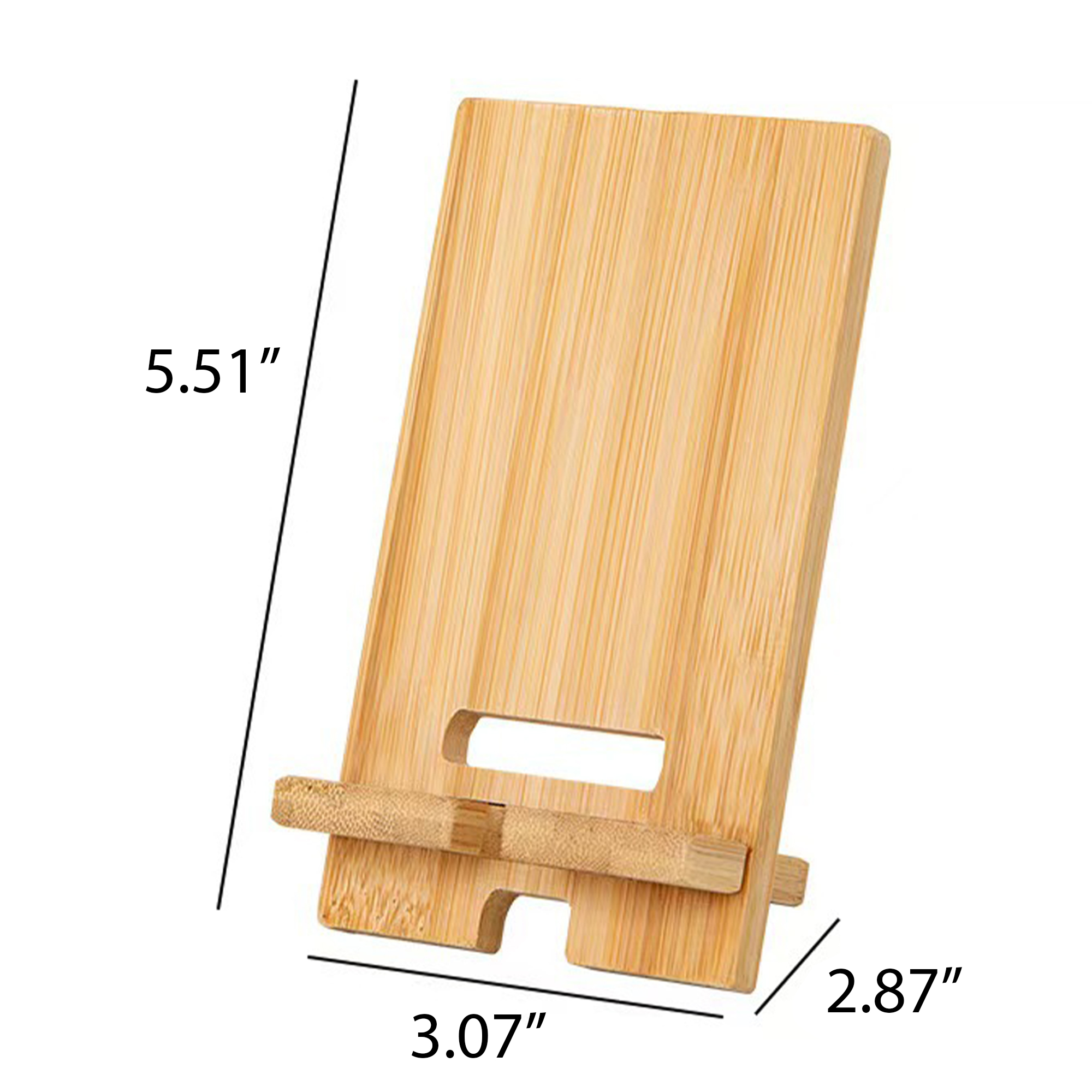 Sustainable Bamboo Wooden Cellphone Docking Station 3