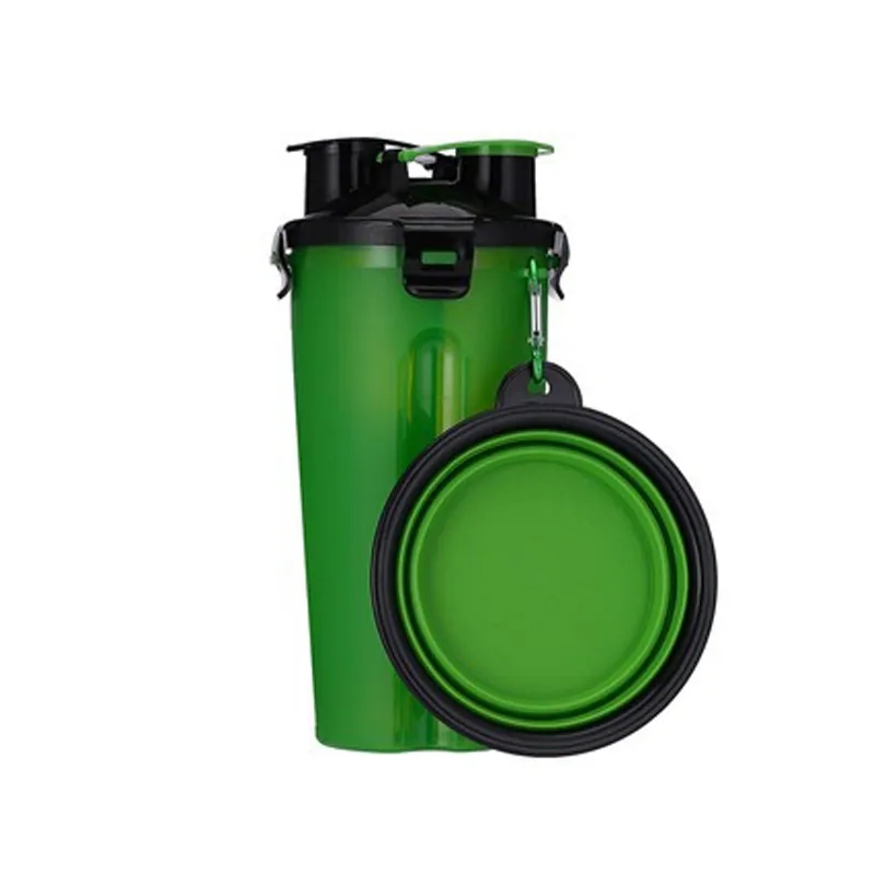 2 In 1 Dog Food Water Bottle With Bowl 4