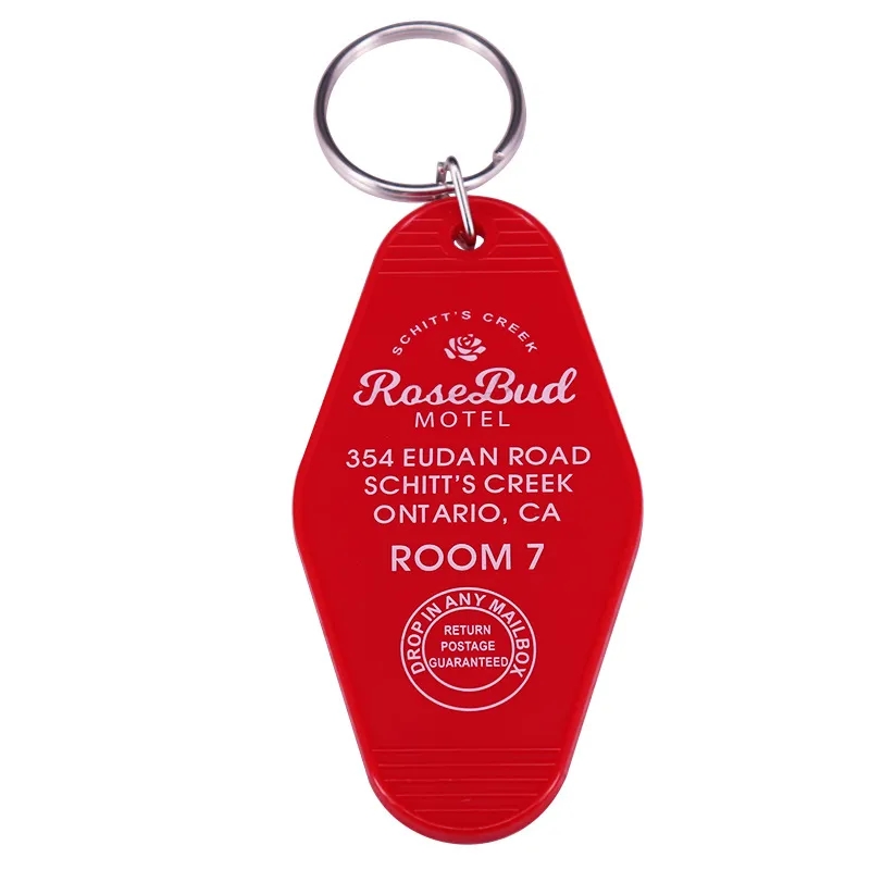 Old Style Motel Key Chains 5