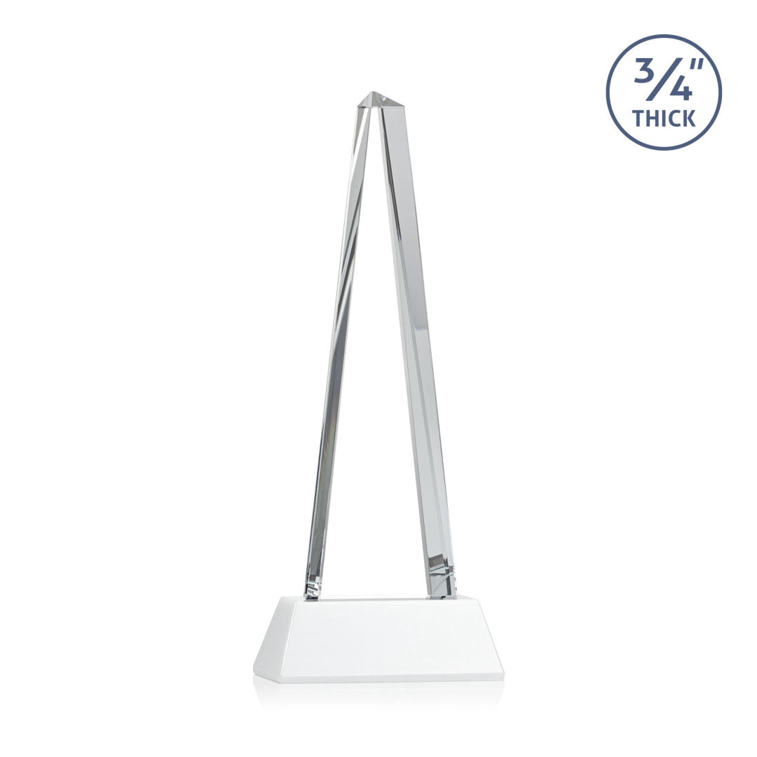 Majestic Tower Award on Newhaven Base - White 8