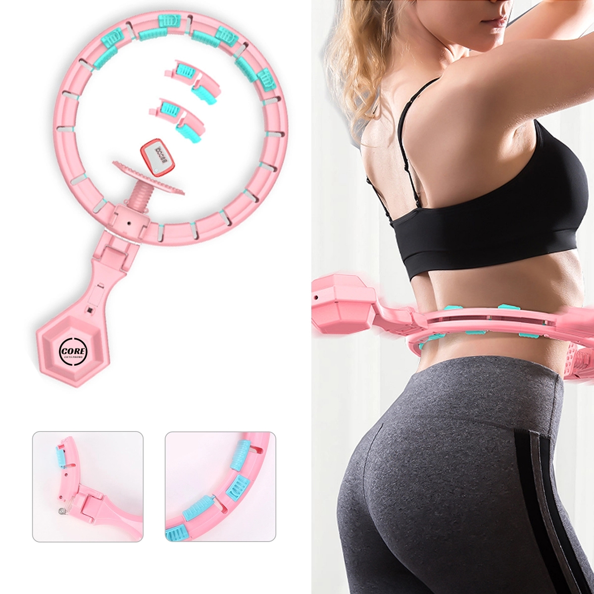 Smart Adjustable Weight Auto-Spinning Ball Hula Hoop 2