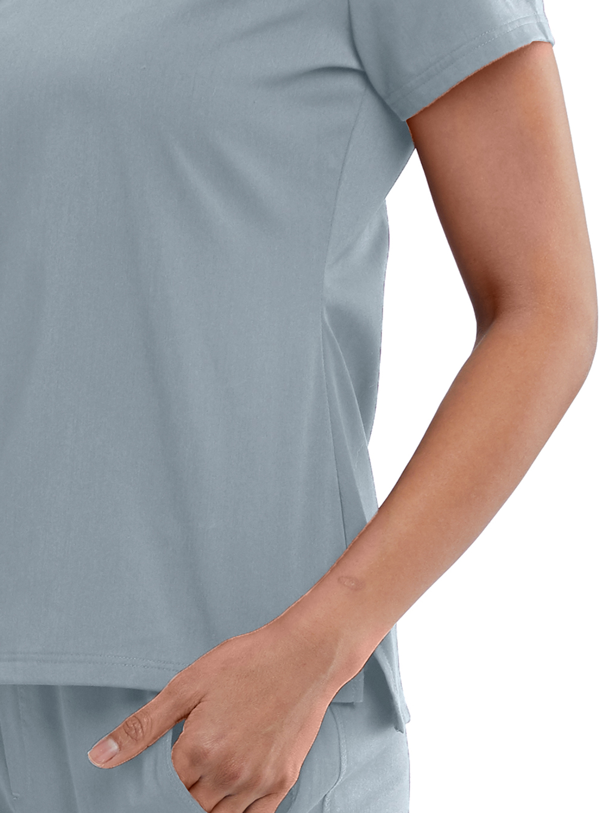 Grey's Anatomy Spandex Stretch - Women's One-Pocket Bree Tuck-In Scrub Top 13