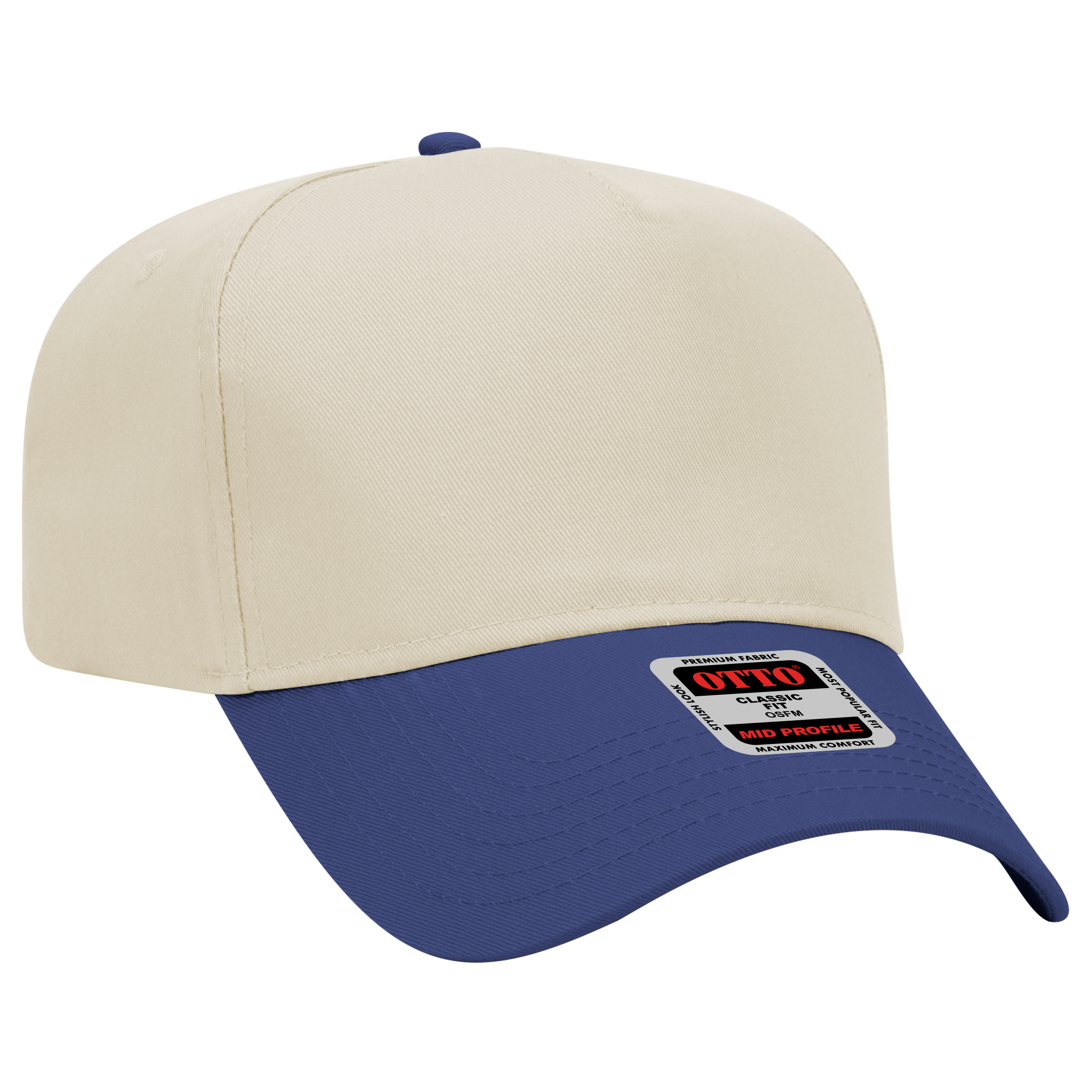 OTTO CAP® 5 Panel Mid Profile Baseball Cap 53
