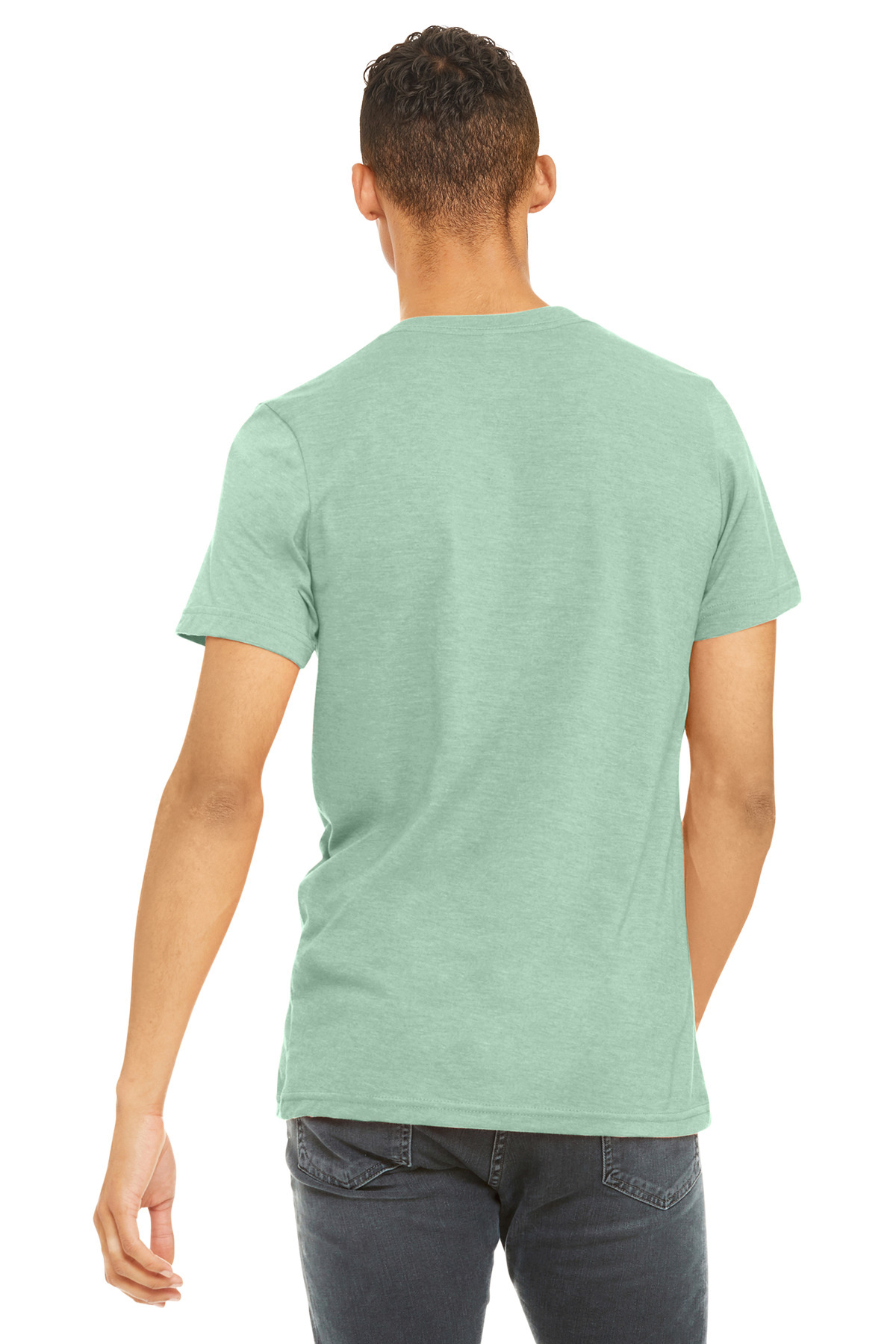 BELLA+CANVAS Unisex Heather CVC Short Sleeve Tee. BC3001CVC 39