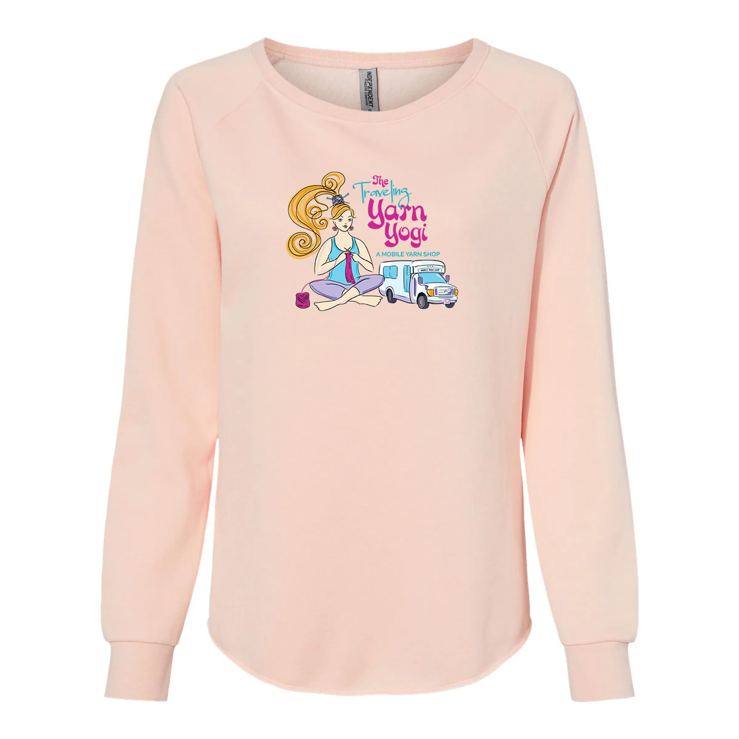 Independent Trading Women's California Wave Wash Crew 7