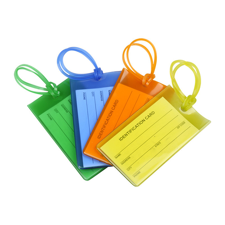 Soft PVC Custom Luggage Tag Holders 2