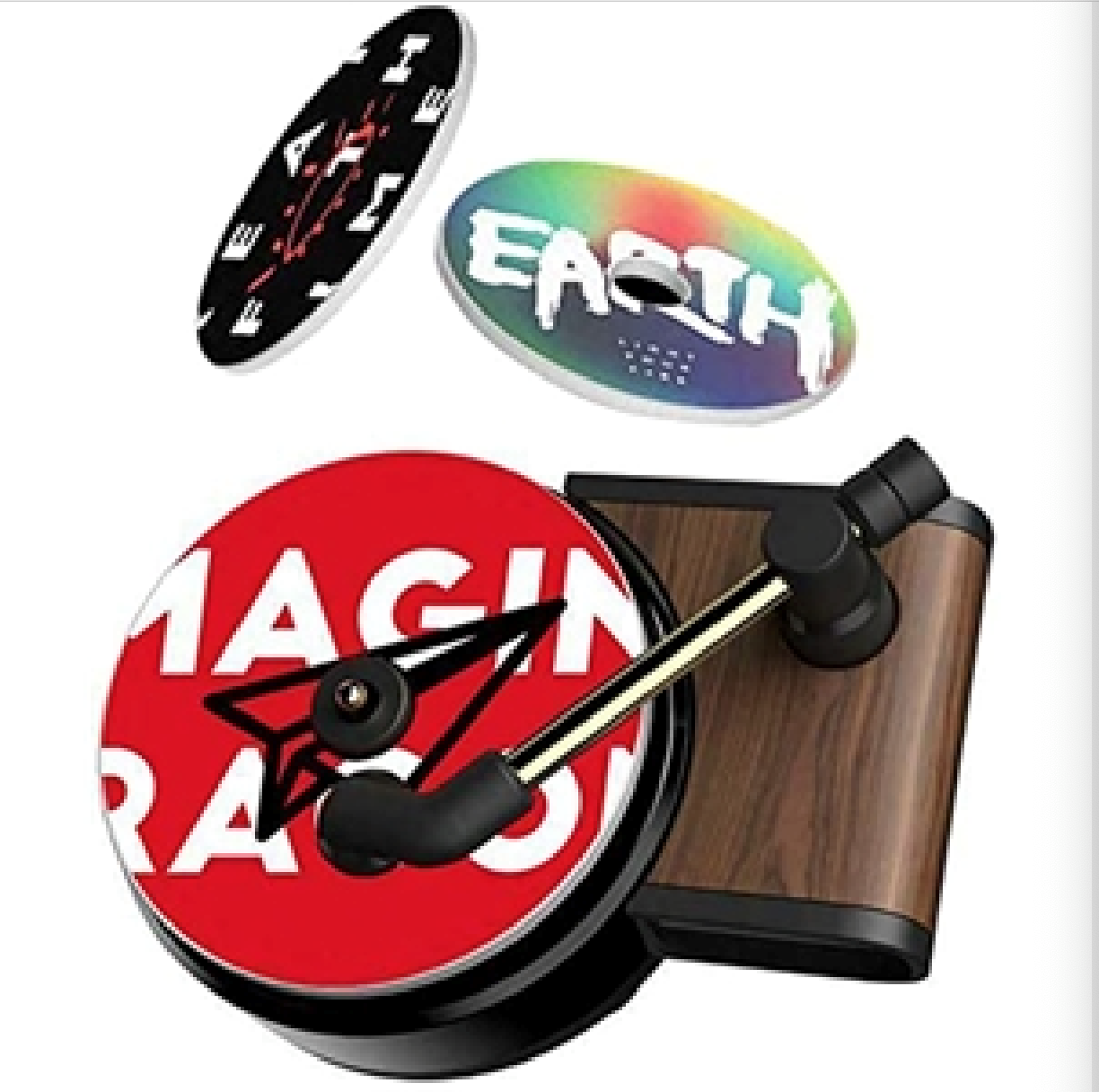 Car Retro Record Player Air Fresh Clip 2