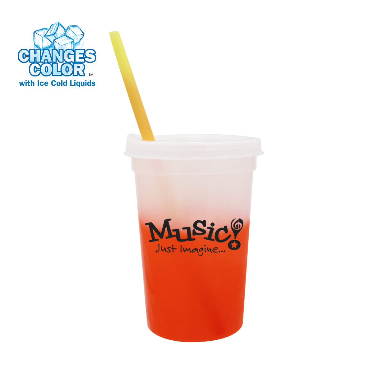 Mood™ 22 oz. Stadium Cup/Straw/Lid Set 4