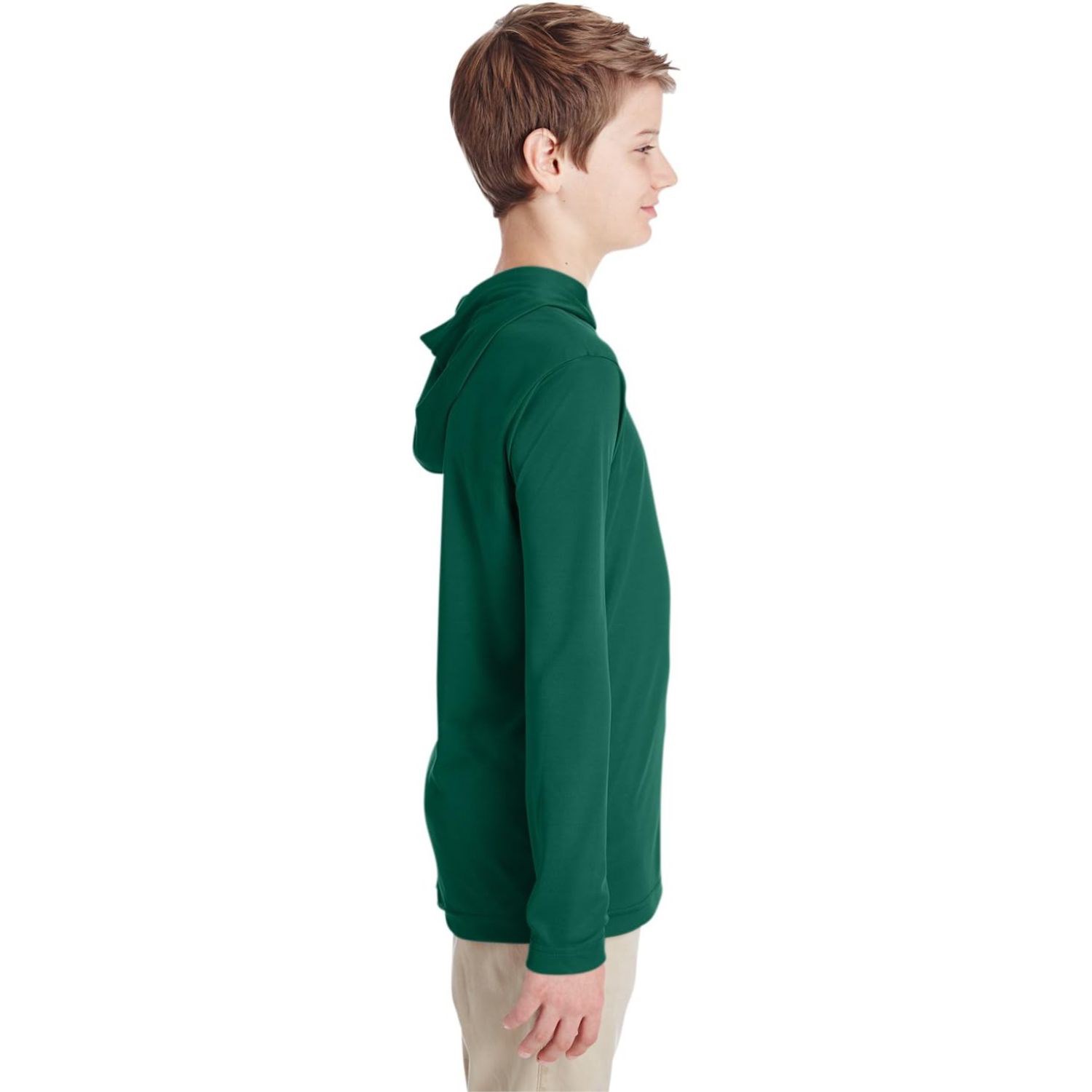REPREVE® - Youth rPET Performance Hoodie T-Shirt, custom youth shirt with logo imprint 6