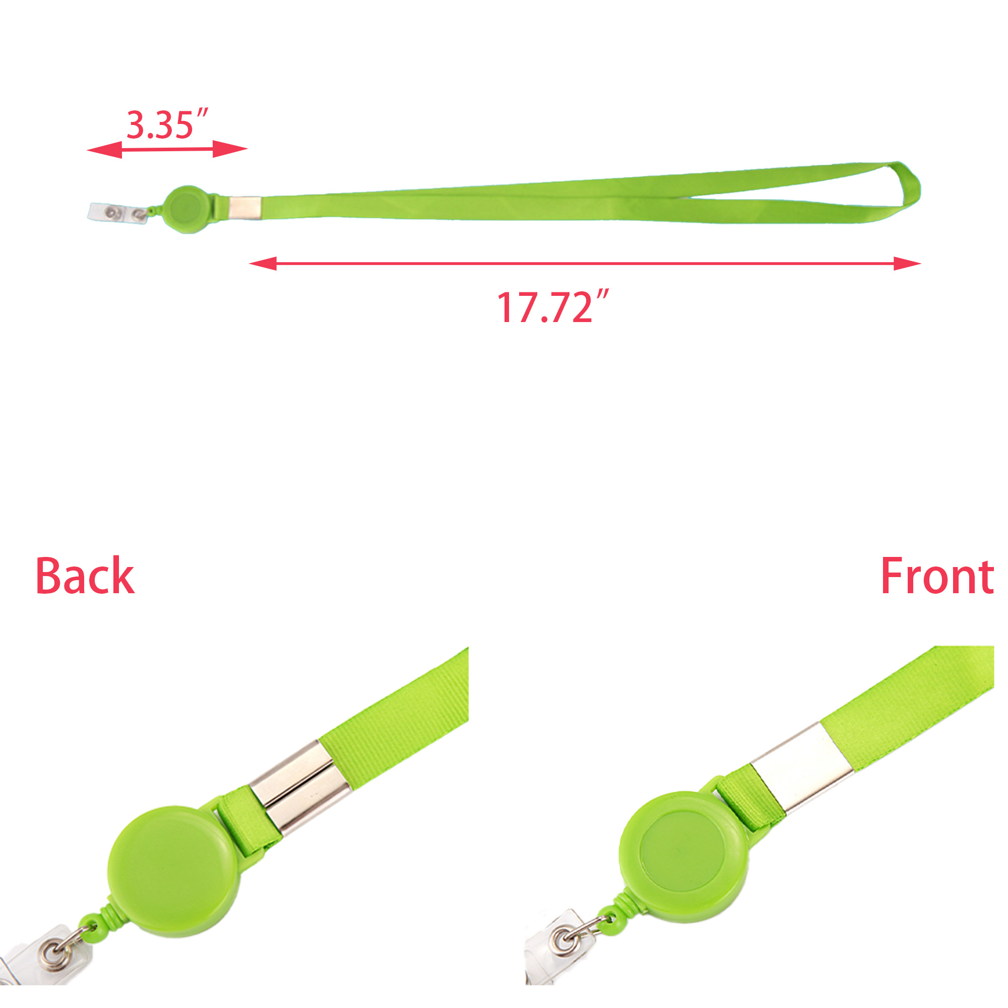 MOQ 50 Adjustable Retractable Lanyard 2