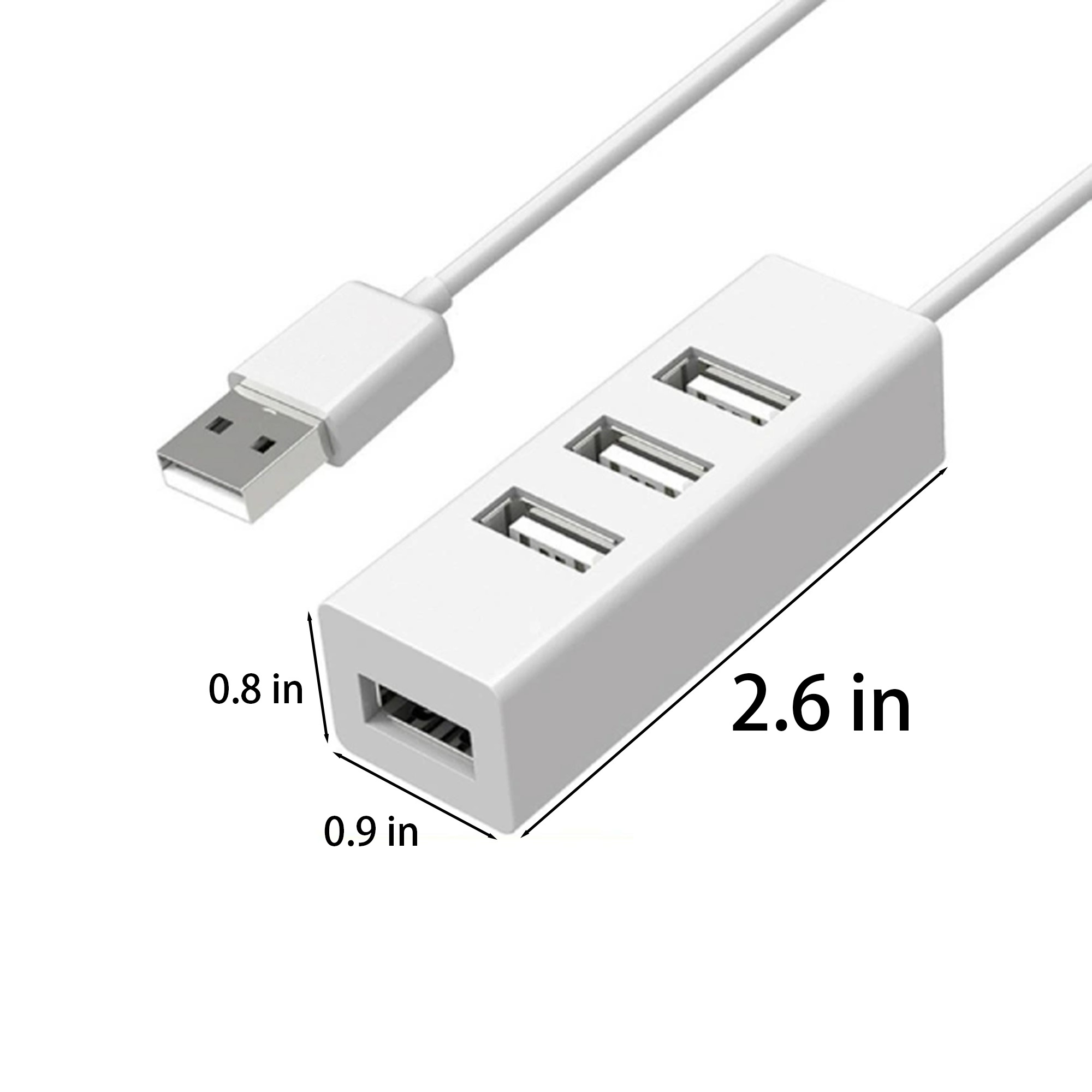USB 2.0 Hub 4 in 1 Adapter 2