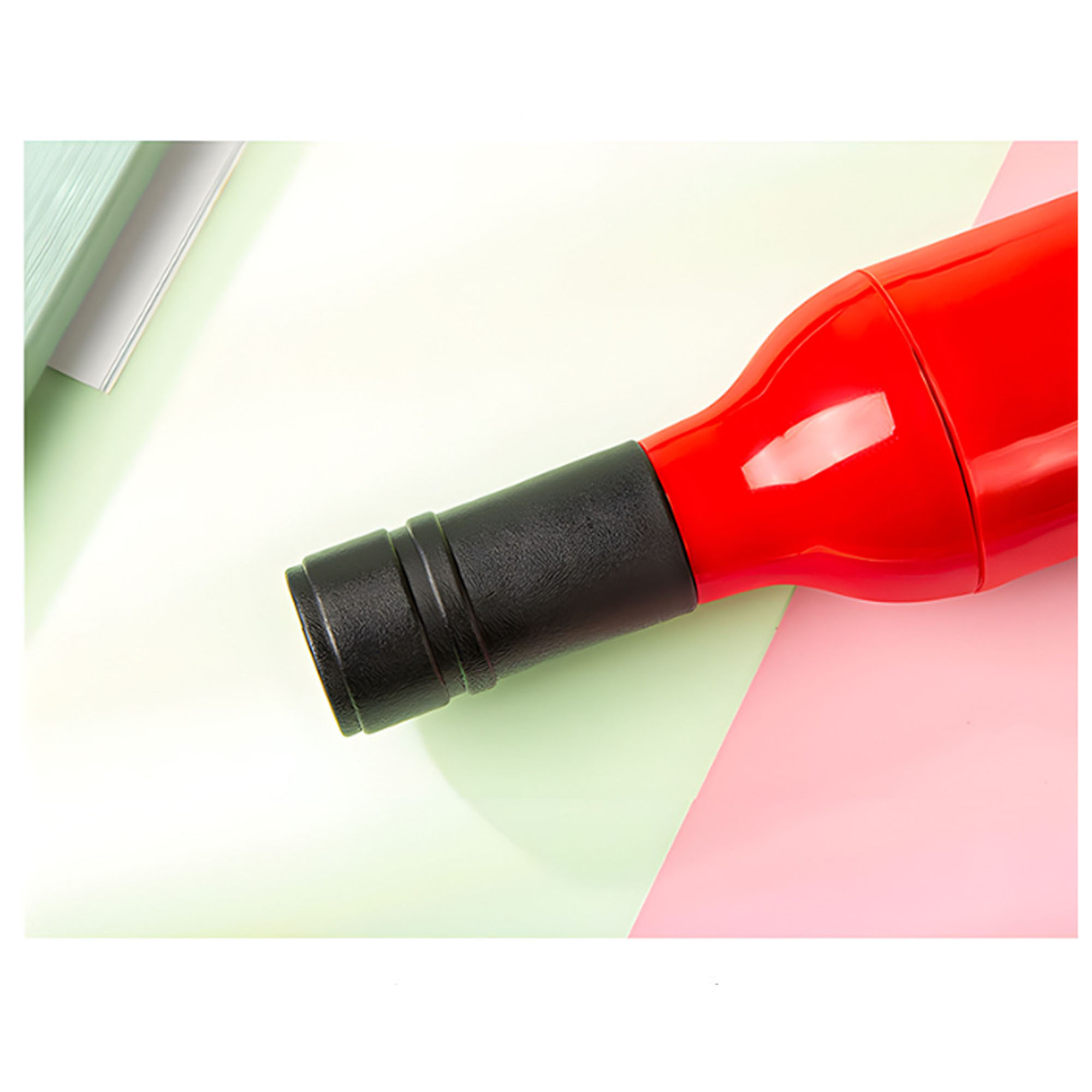 Portable Wine Bottle Design Umbrella for Sun and Rain Coverage 2