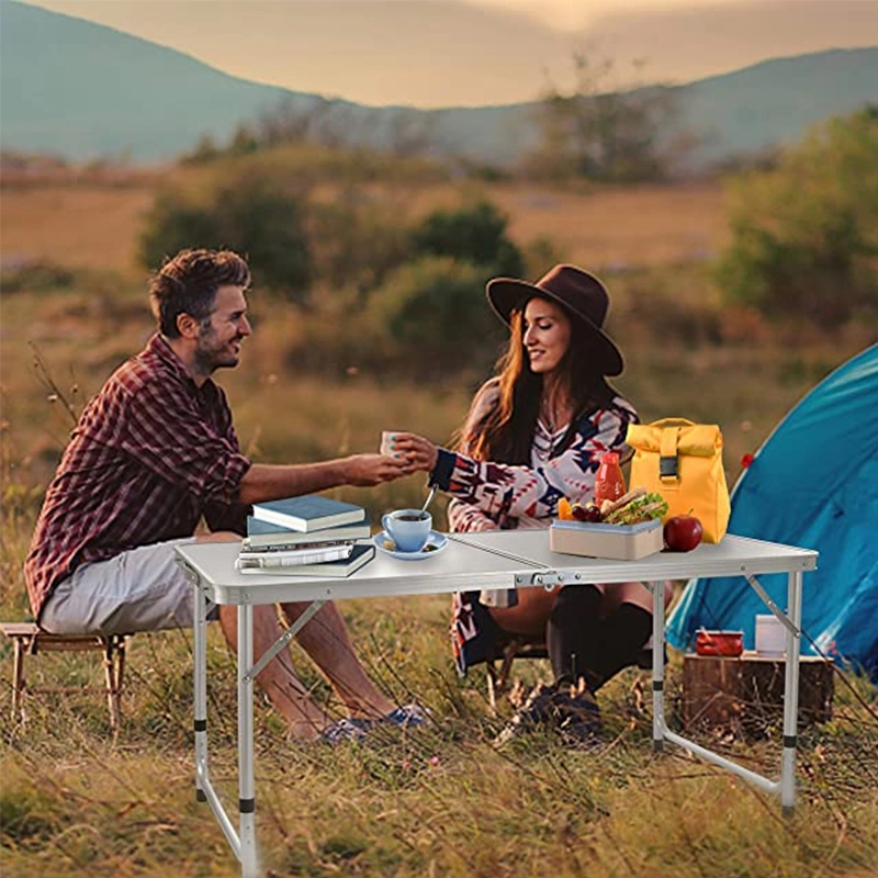 Basics Classic Tv Camping Folding Trays With Storage Rack 3