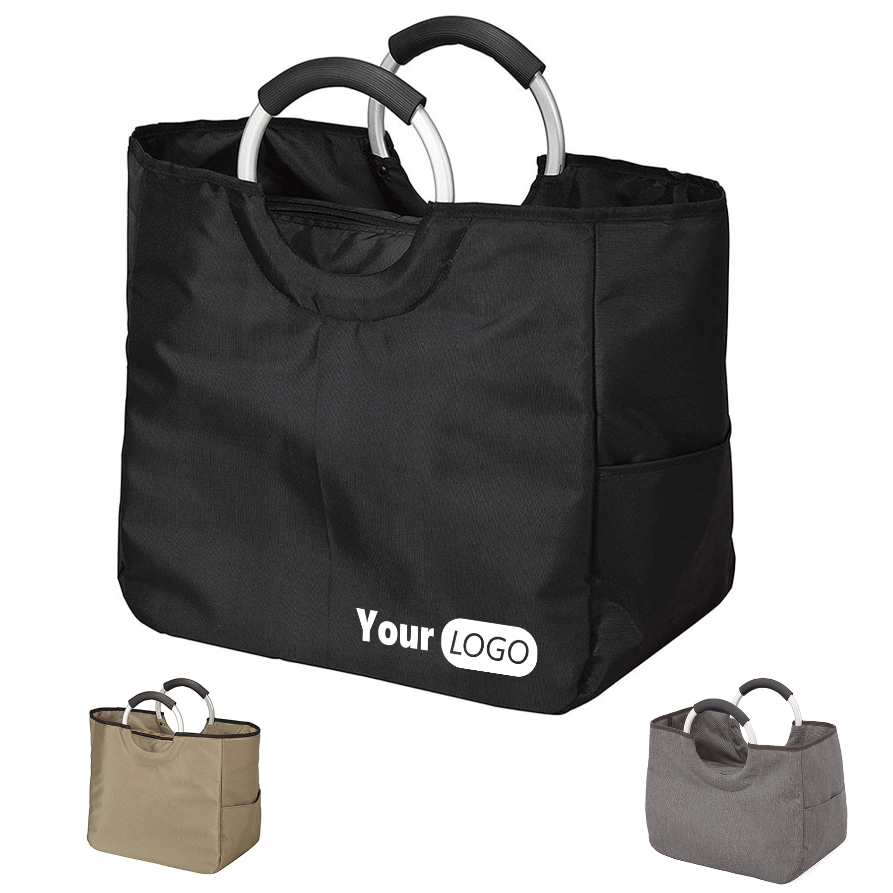 Oxford Large capacity portable waterproof hand-held thermal insulation bag 2