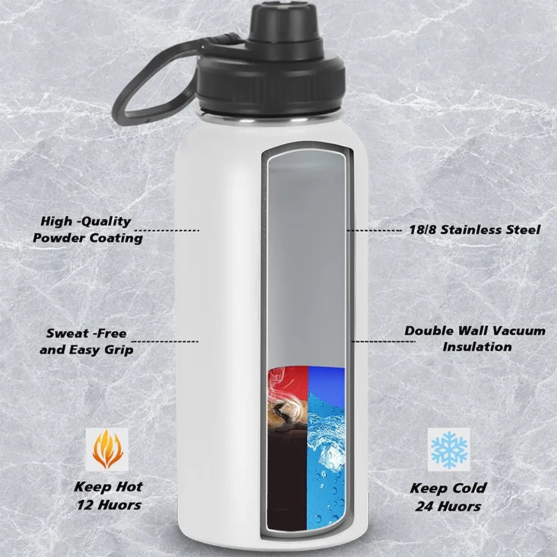 32oz Double-Walled Stainless Steel Travel Jug 7