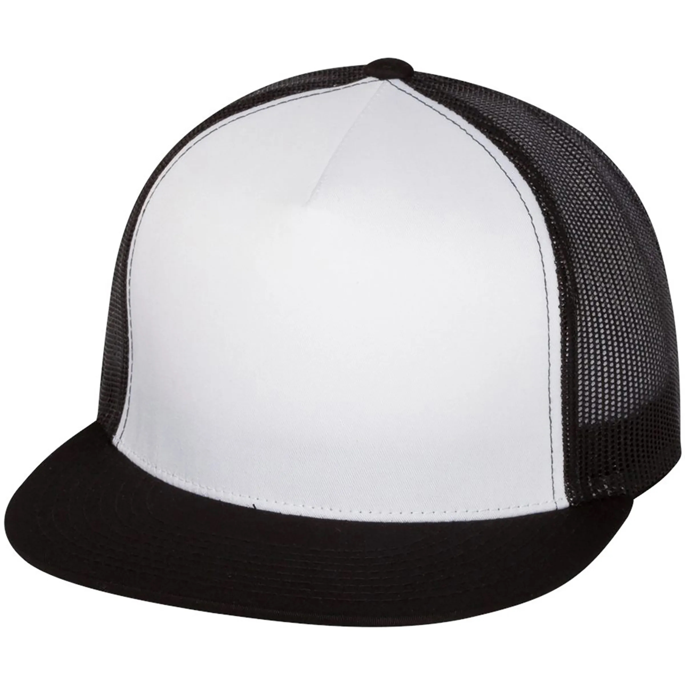 YUPOONG-CLASSIC FLAT BILL TRUCKER CAP 33