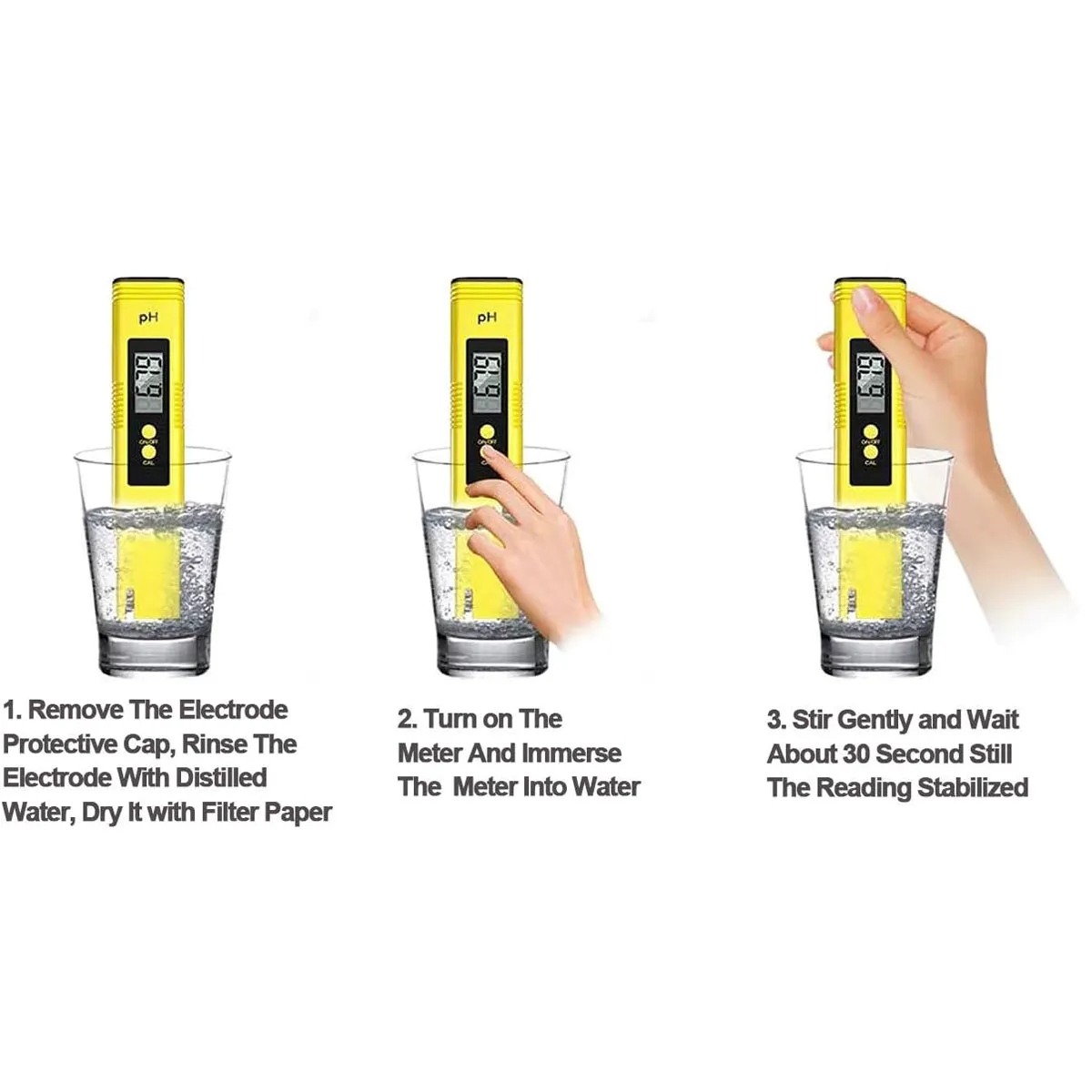 pH Meter High Accuracy Tester Pen 7