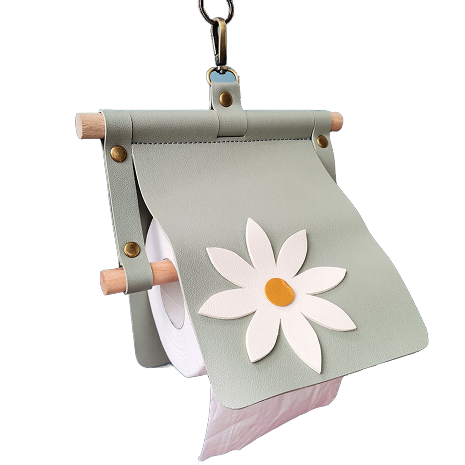 PU Leather Paper Towel Holder 2