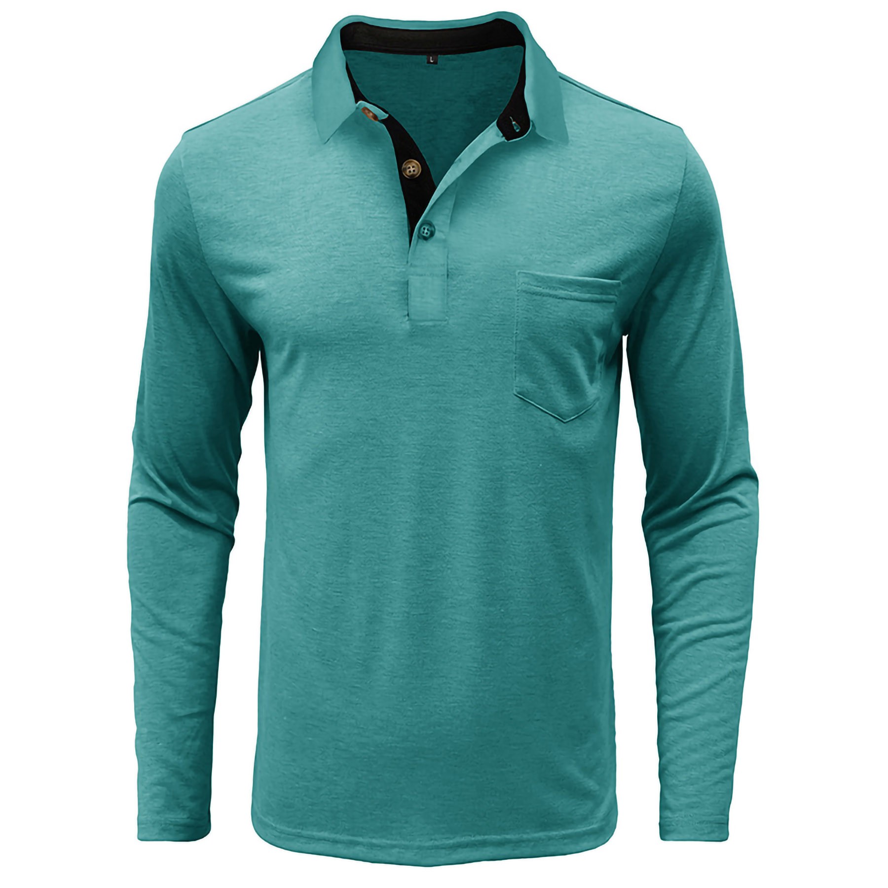 Men's Long Sleeve Polo Shirt 7