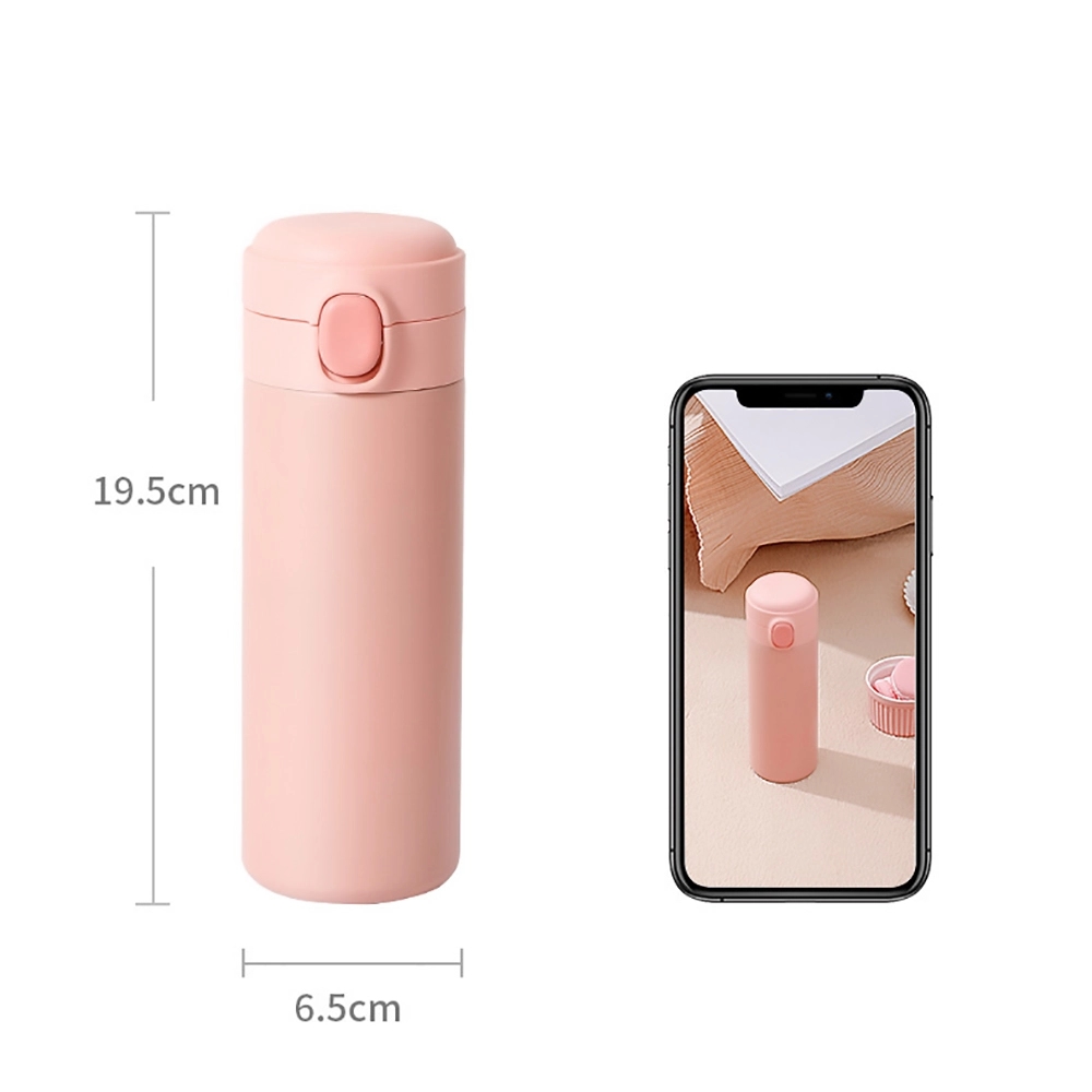 Push Open Stainless Steel Vacuum Water Bottles 3