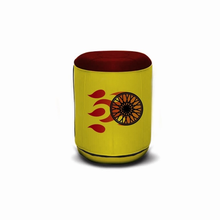 Design-Air™ Inflatable Stool, Red (PMS 187) air blown stool 2
