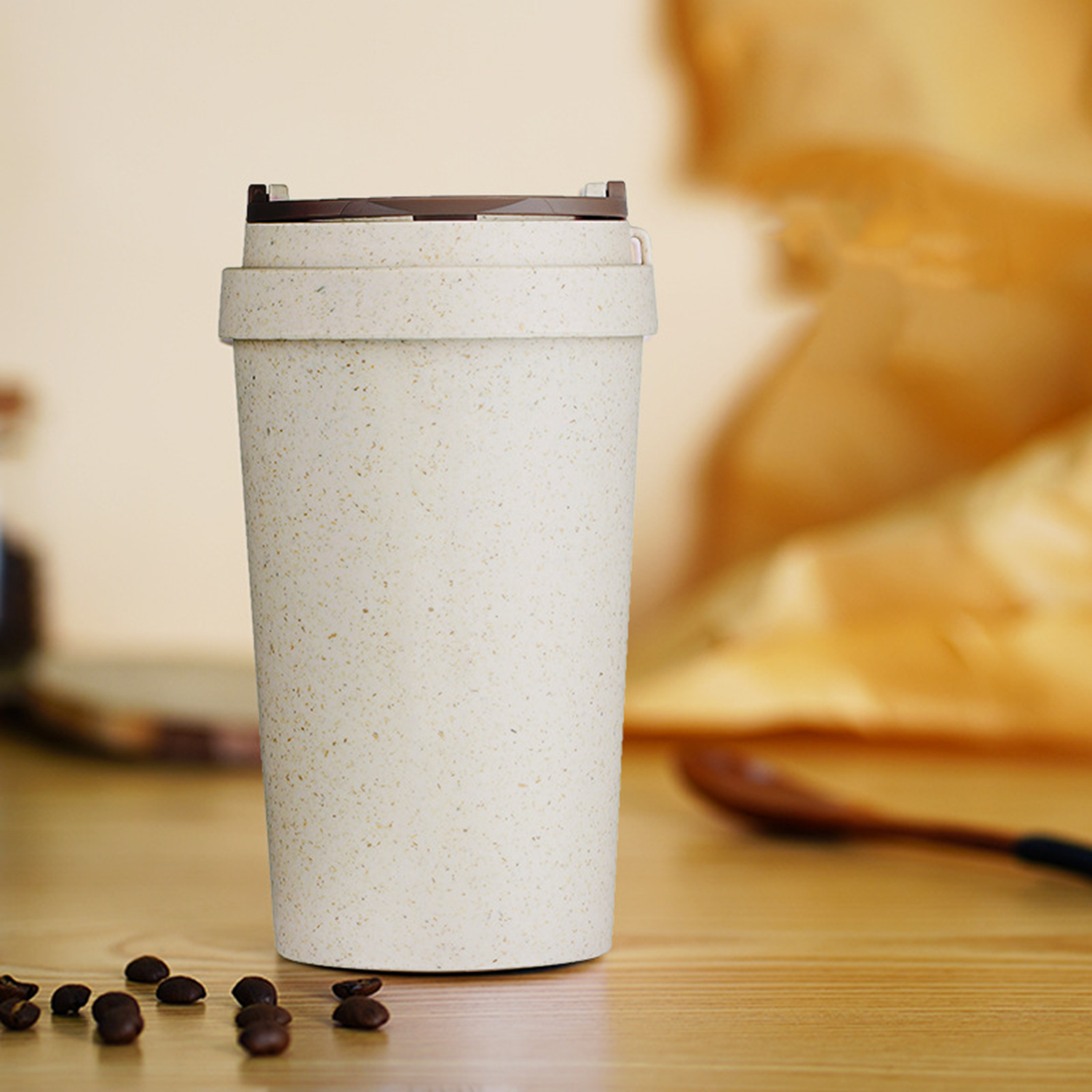 13 Oz Unbreakable Wheat Straw Cup 3