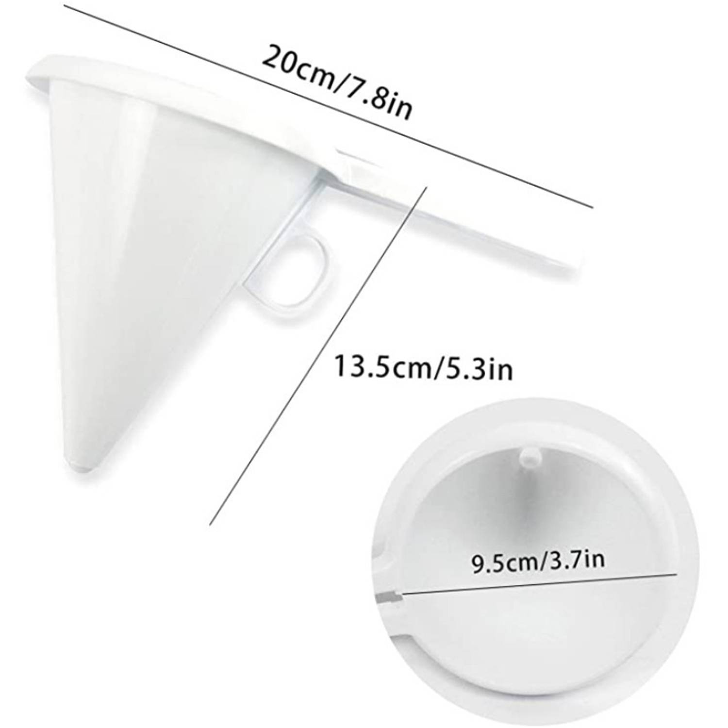 Baking Tools Adjustable Icing Candy Funnel 3