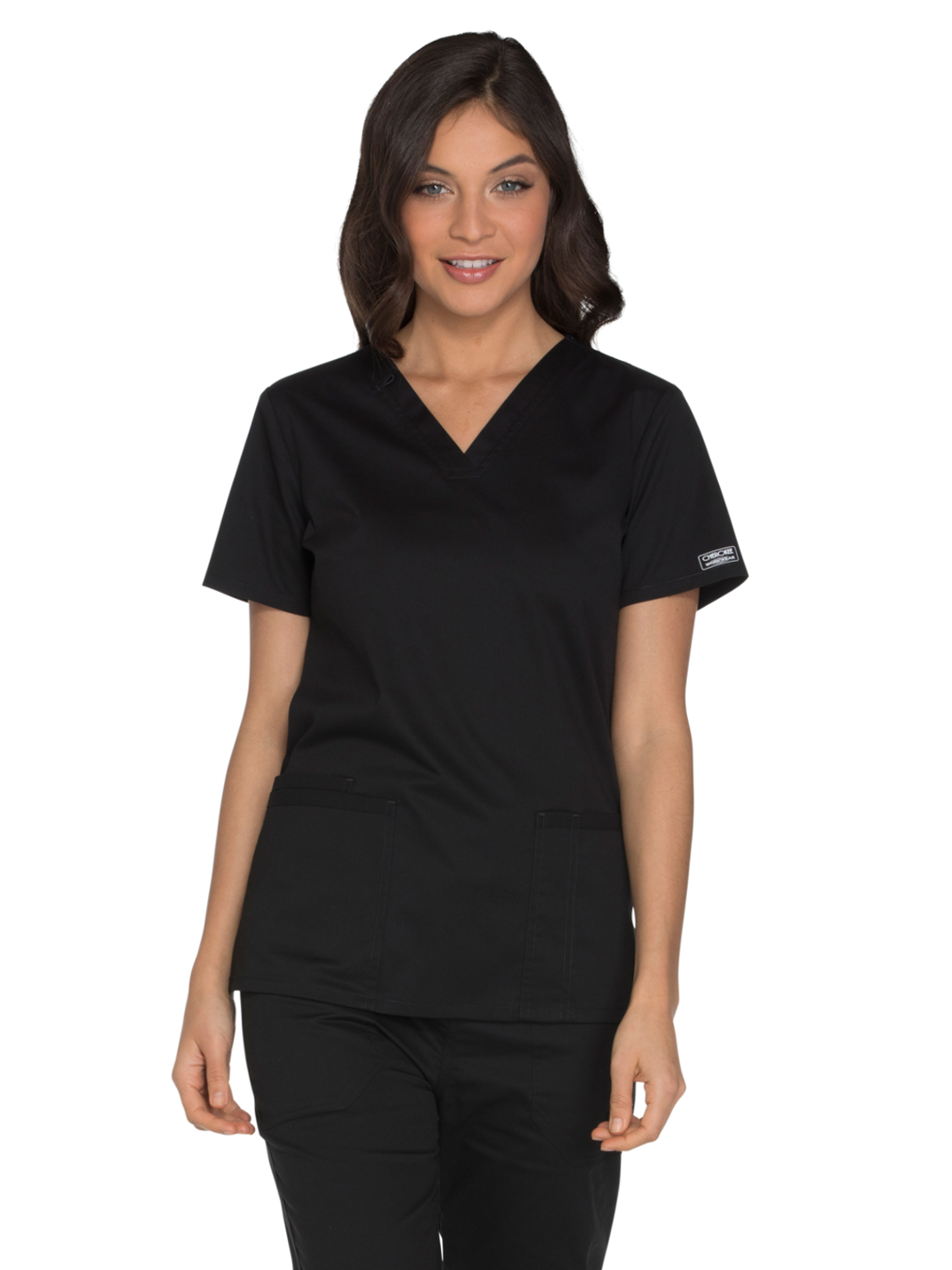 Cherokee - Workwear Core Stretch - Women's V-Neck Top 4