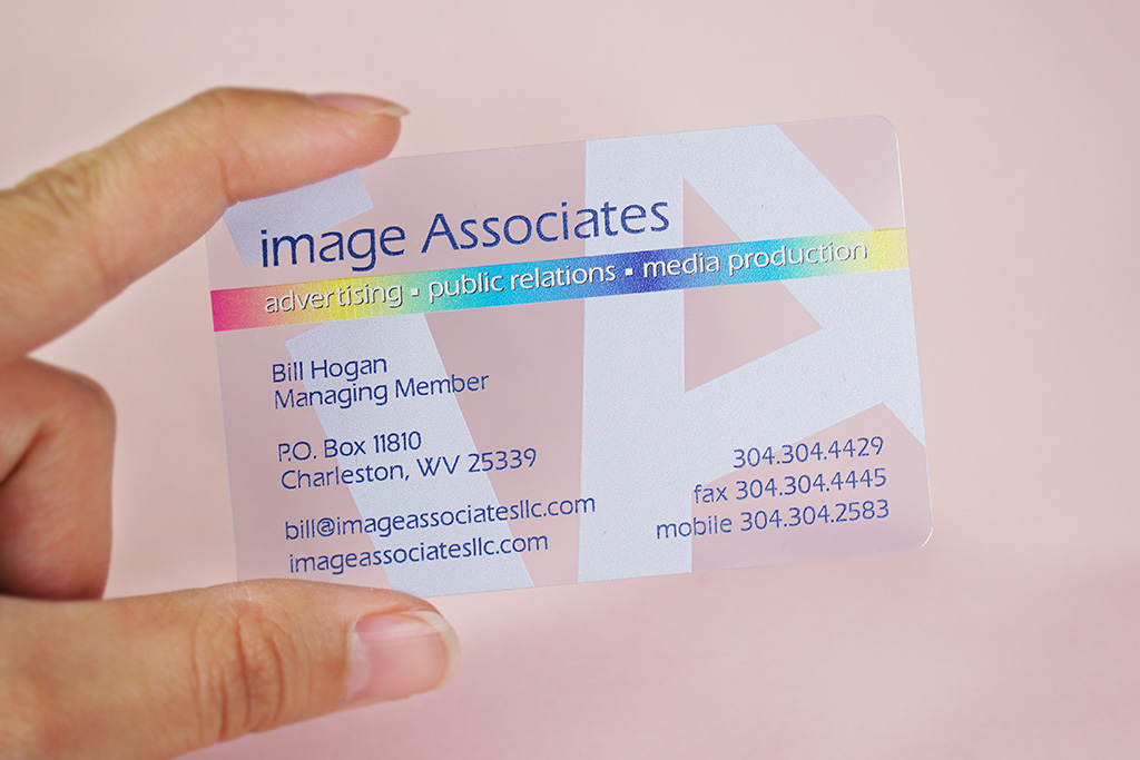 Quick Clear Plastic Business Cards 5
