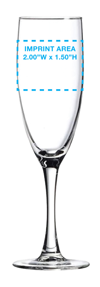 5 75 oz Nuance Flute Wine Glass