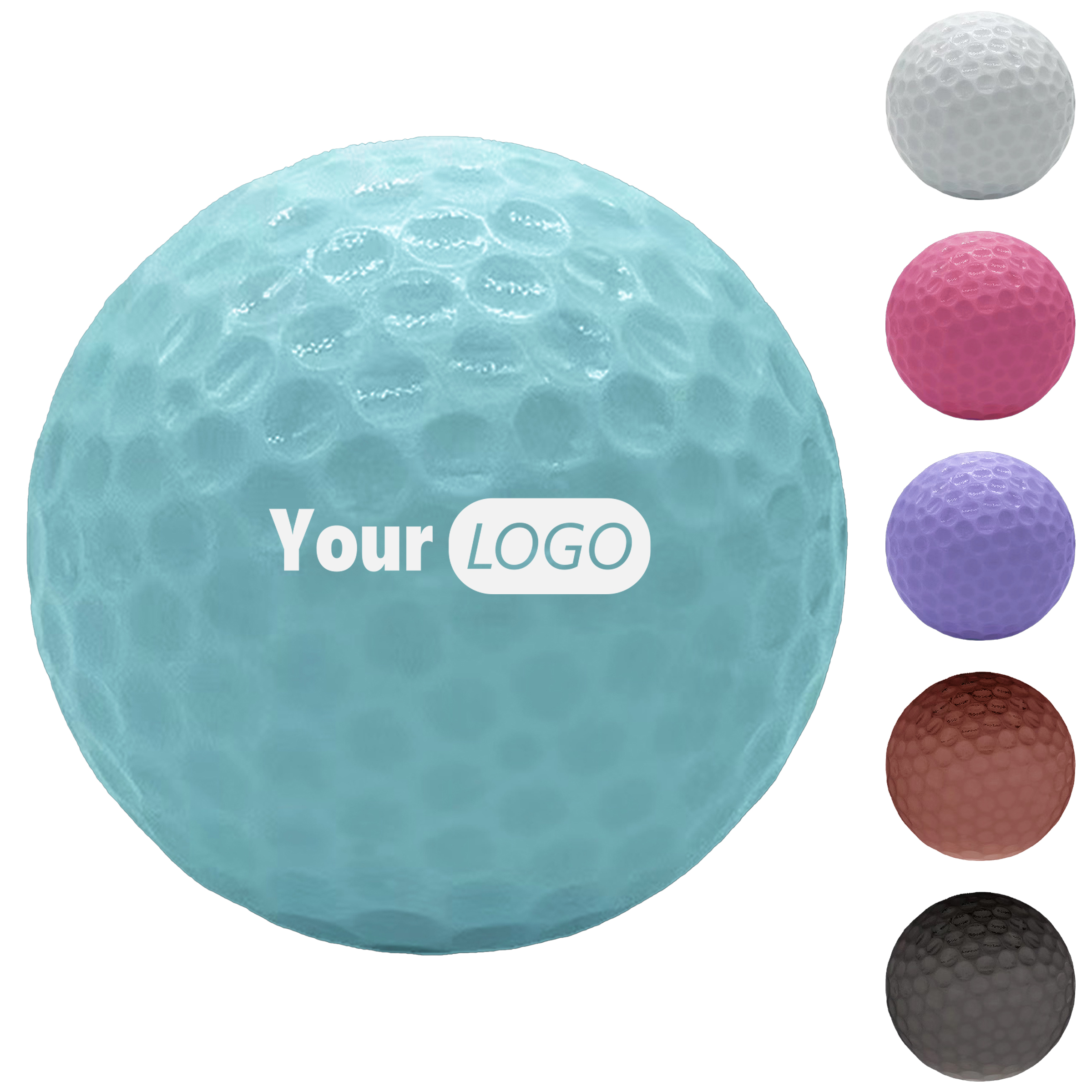 Rubber Personalized Night Golf Ball 1