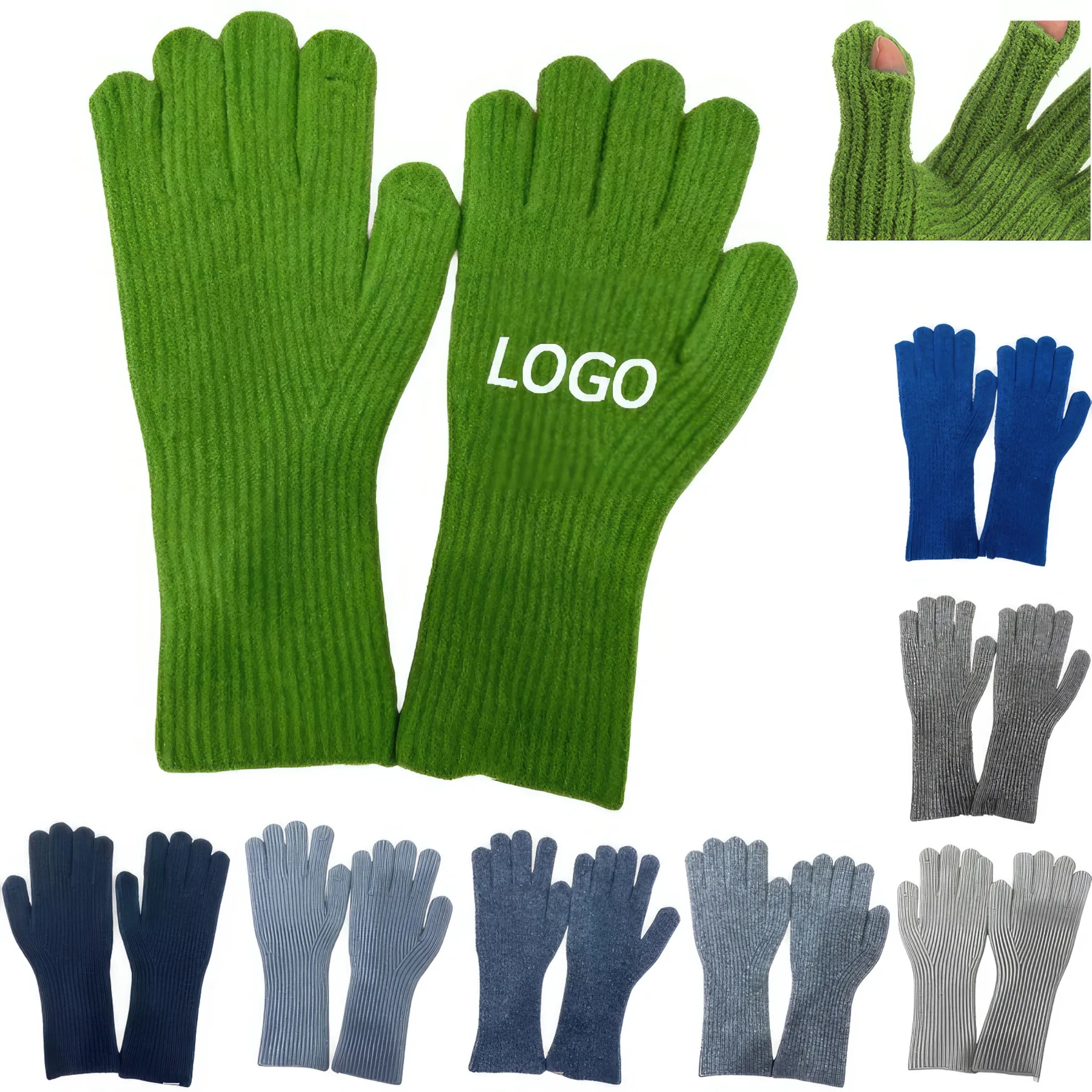 Adults Knitted Wool Gloves 3