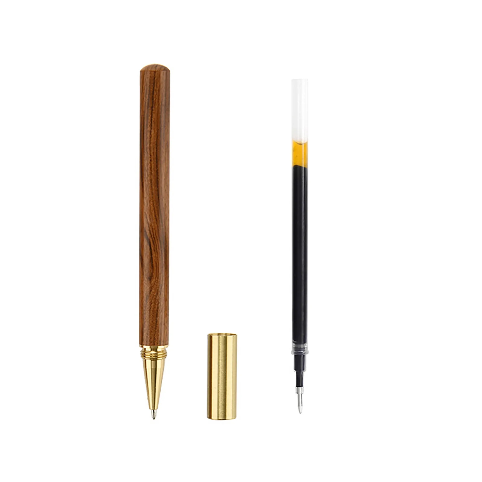 Brass and Rosewood Business Pen with Twist Cap 4