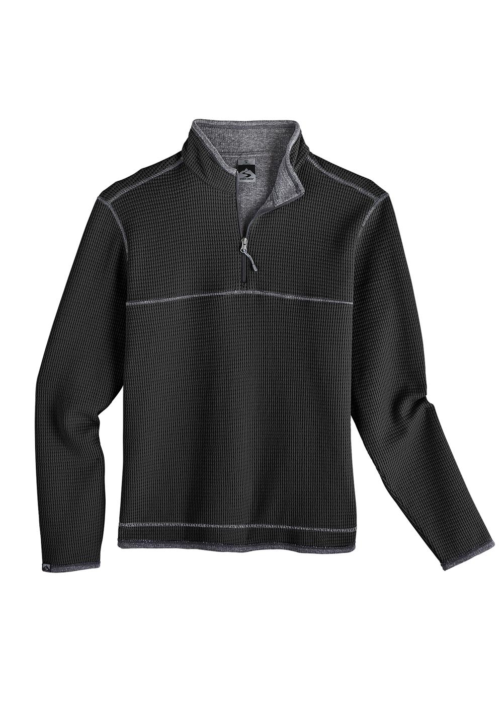 Storm Creek Men's Maverick Waffle Knit Quarter Zip 2