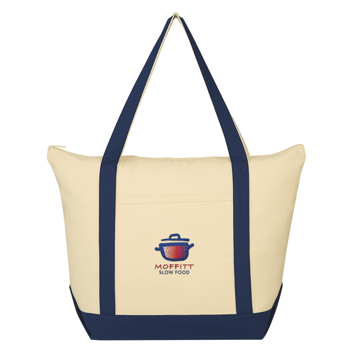 Folksy 12 Oz. Cotton Tote Bag 5