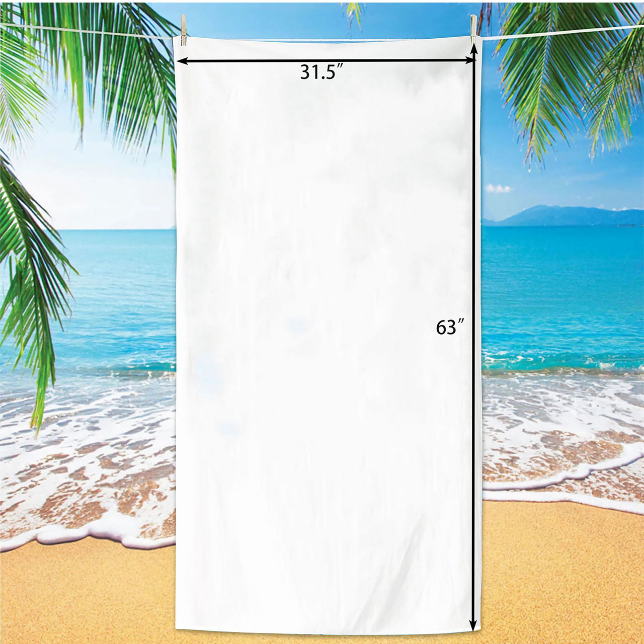 Quick-Dry Microfiber Beach Towel 2